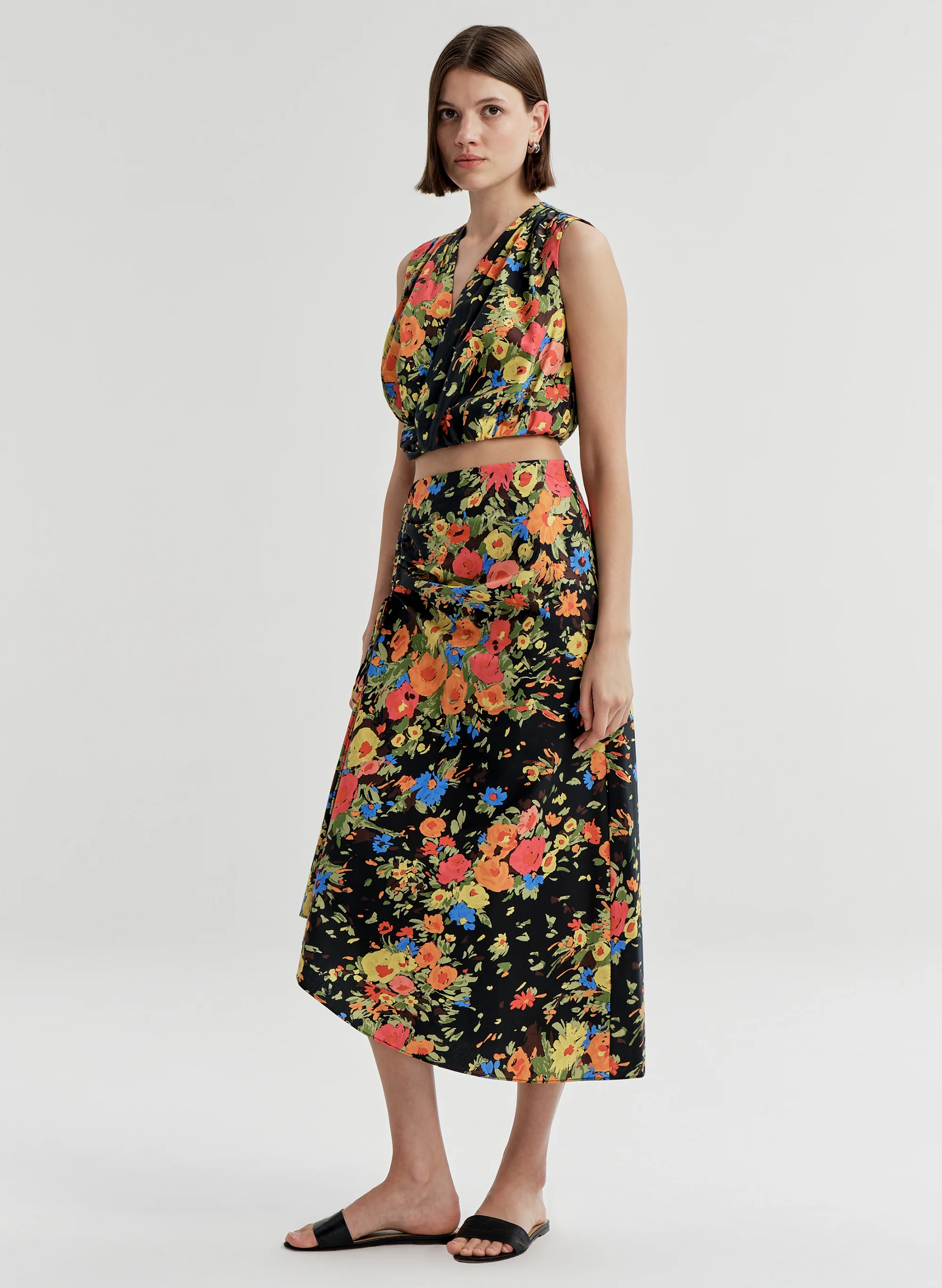 Brooklyn Cropped Floral Top - Image 4