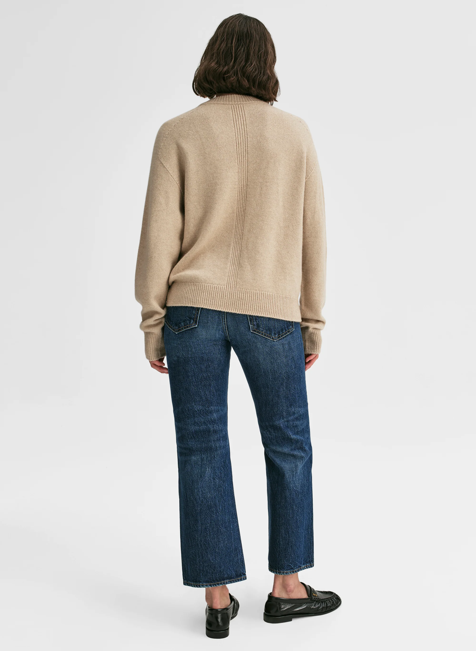 Calven Cashmere V Neck Sweater - Image 5