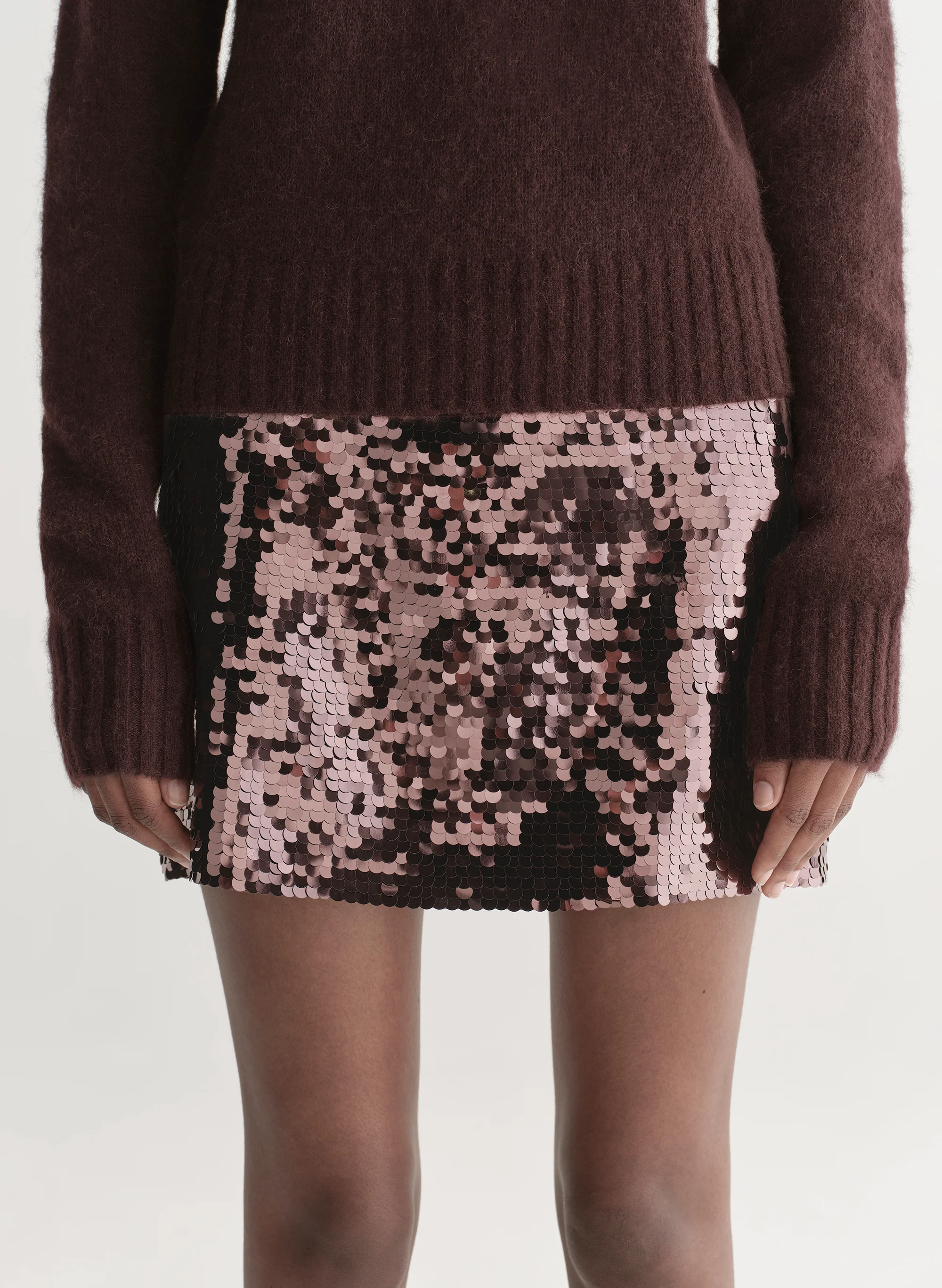 Cleo Sequin Mini Skirt - Image 2