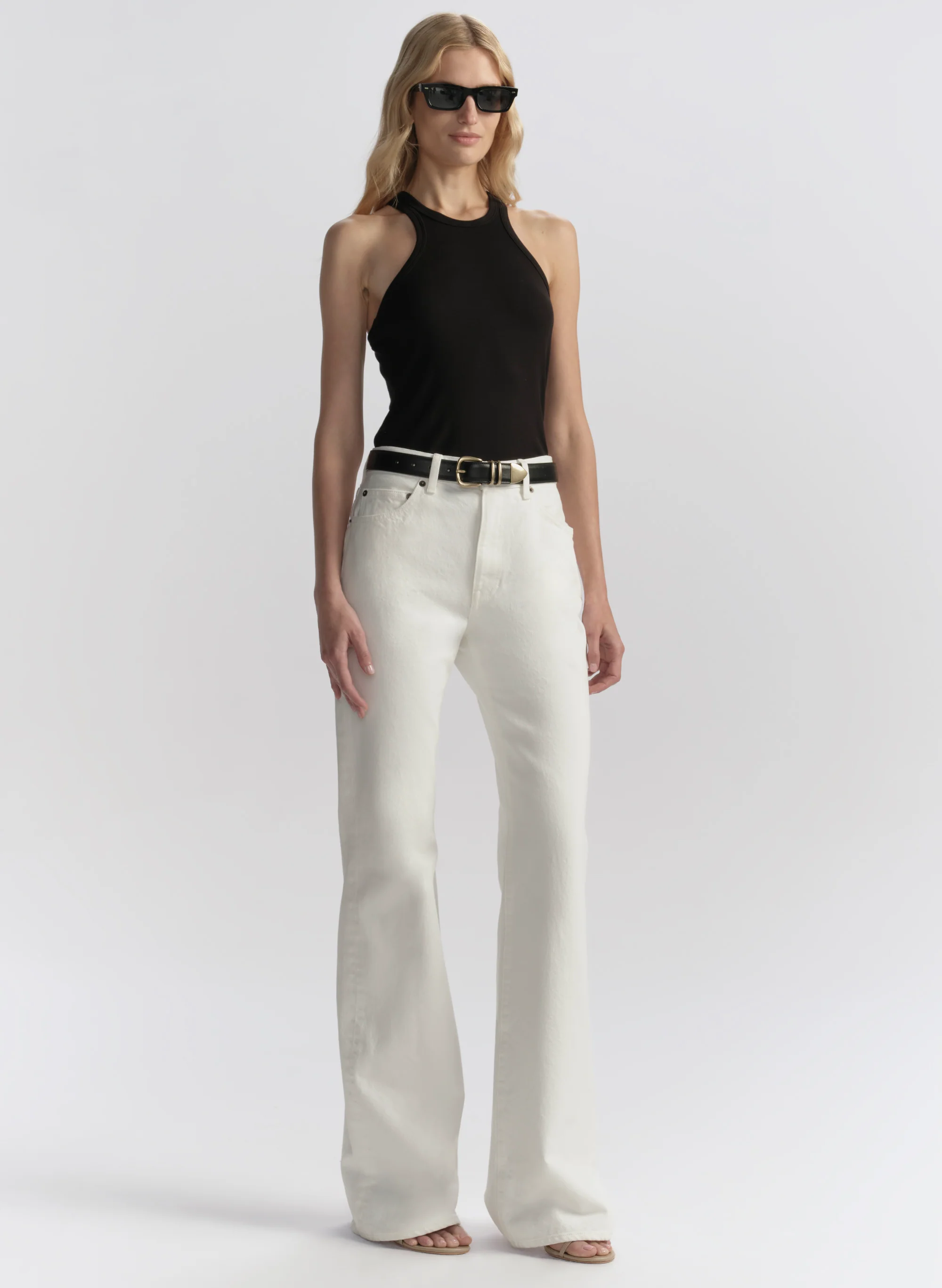 Dean Racerback Rib Knit Tank - Image 4