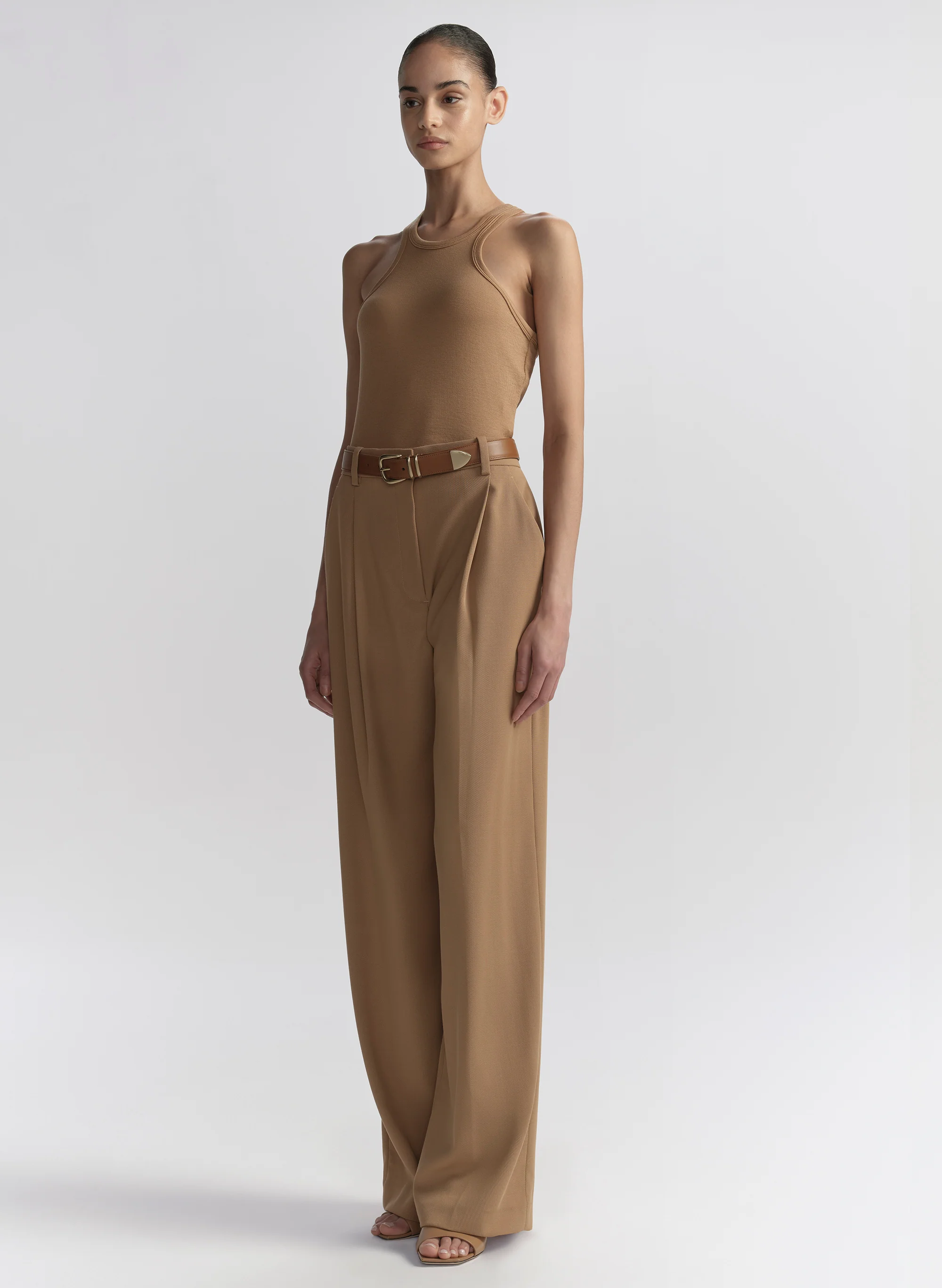 Dean Racerback Rib Knit Tank - Image 4