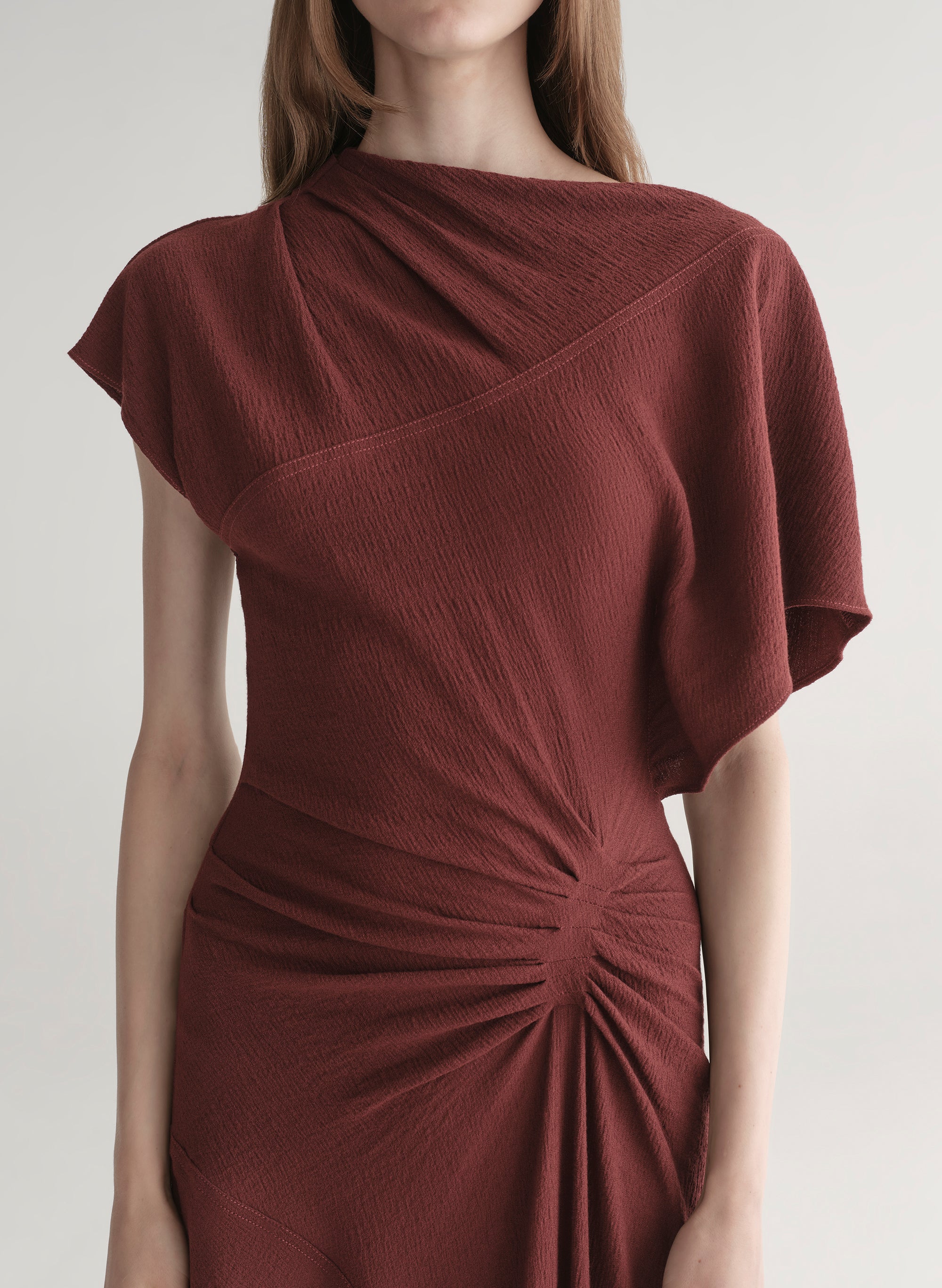 Dena Crepe Midi Dress - Image 2