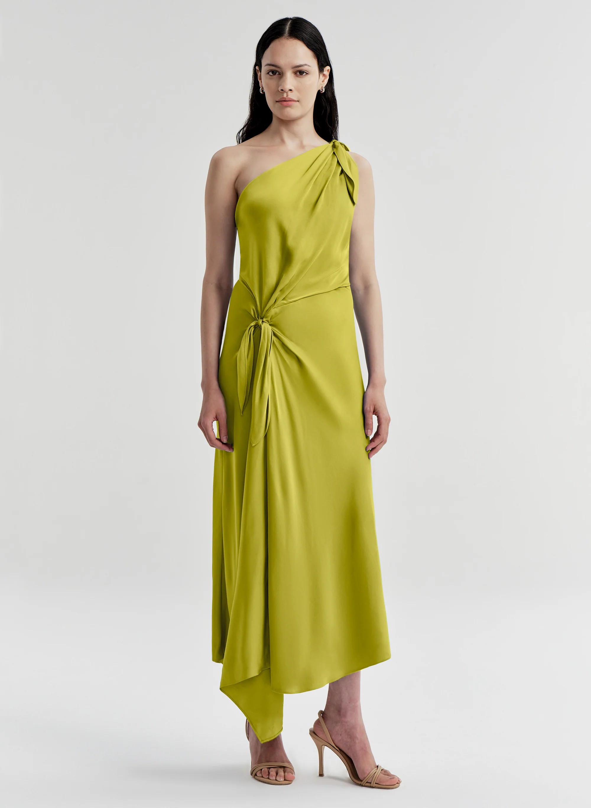 Eliana One Shoulder Midi Dress - Image 3