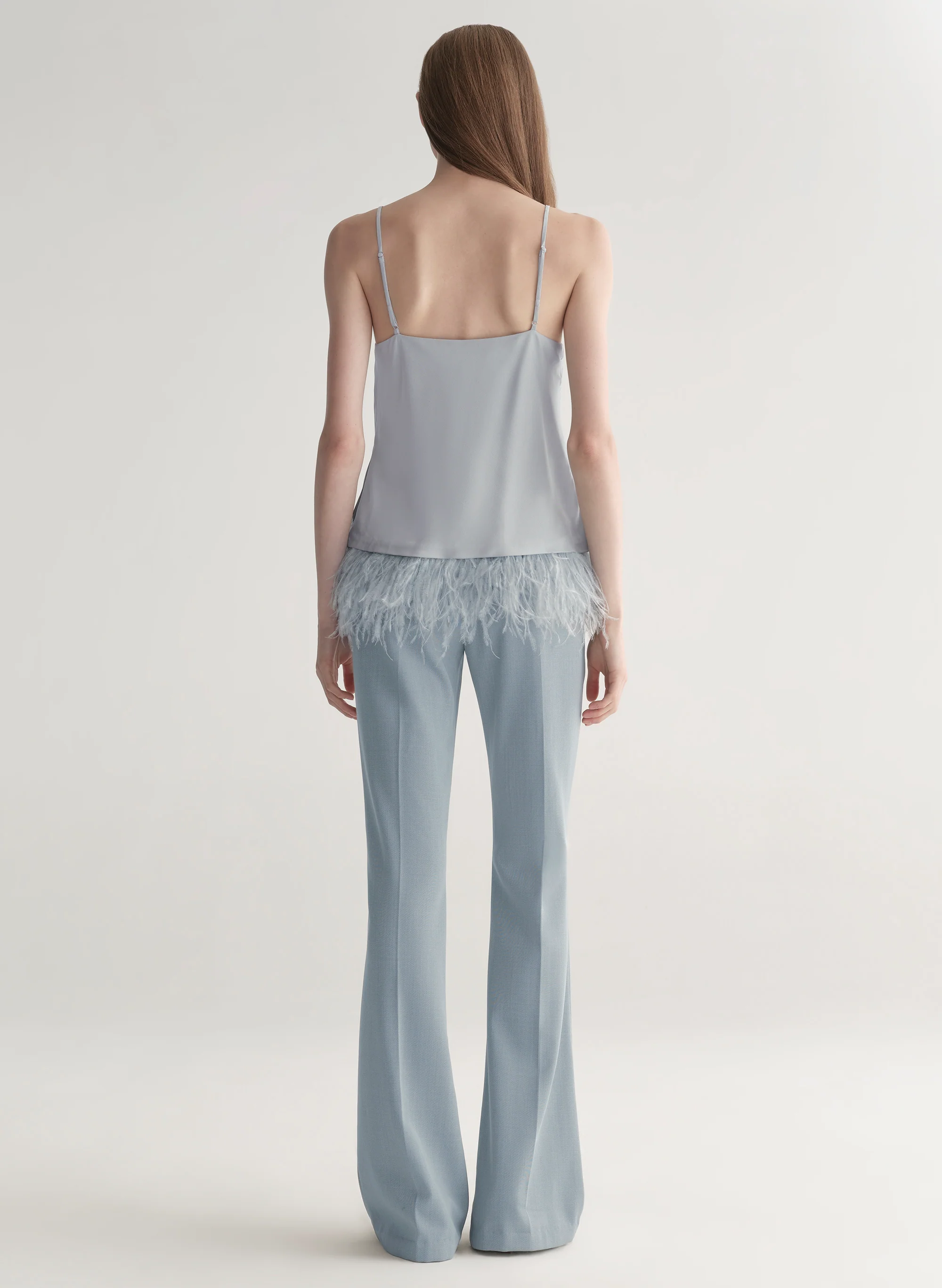 Eliza Feather Trimmed Camisole Top - Image 6