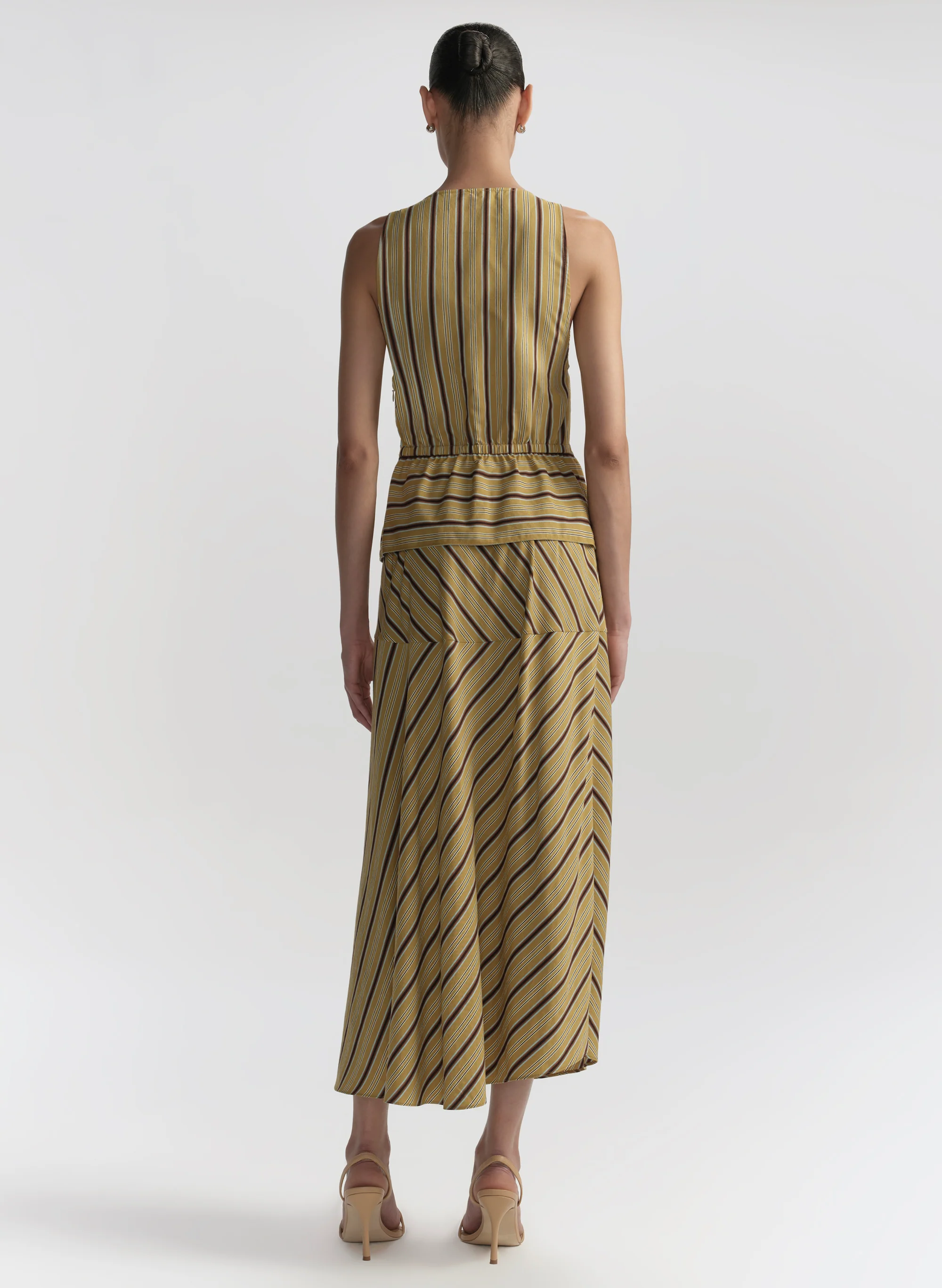 Elle Tie Front Striped Top - Image 5