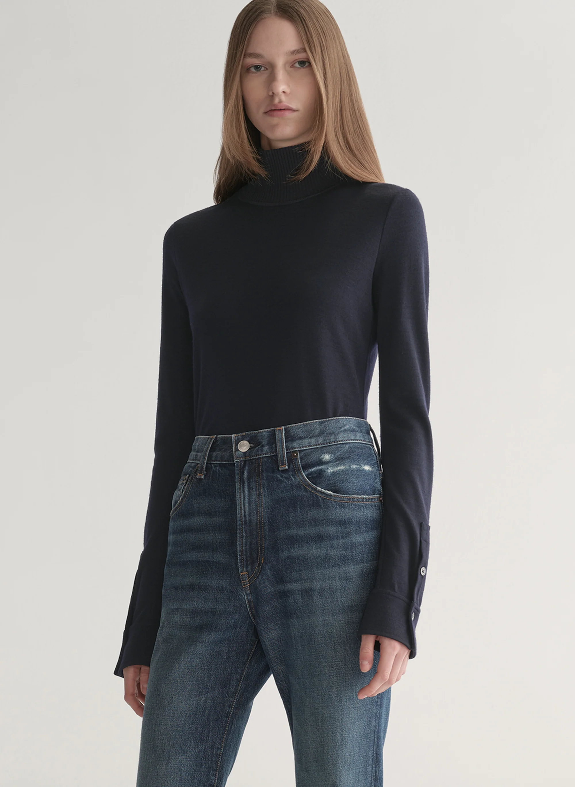 Elyse Knit Rib Combo Top