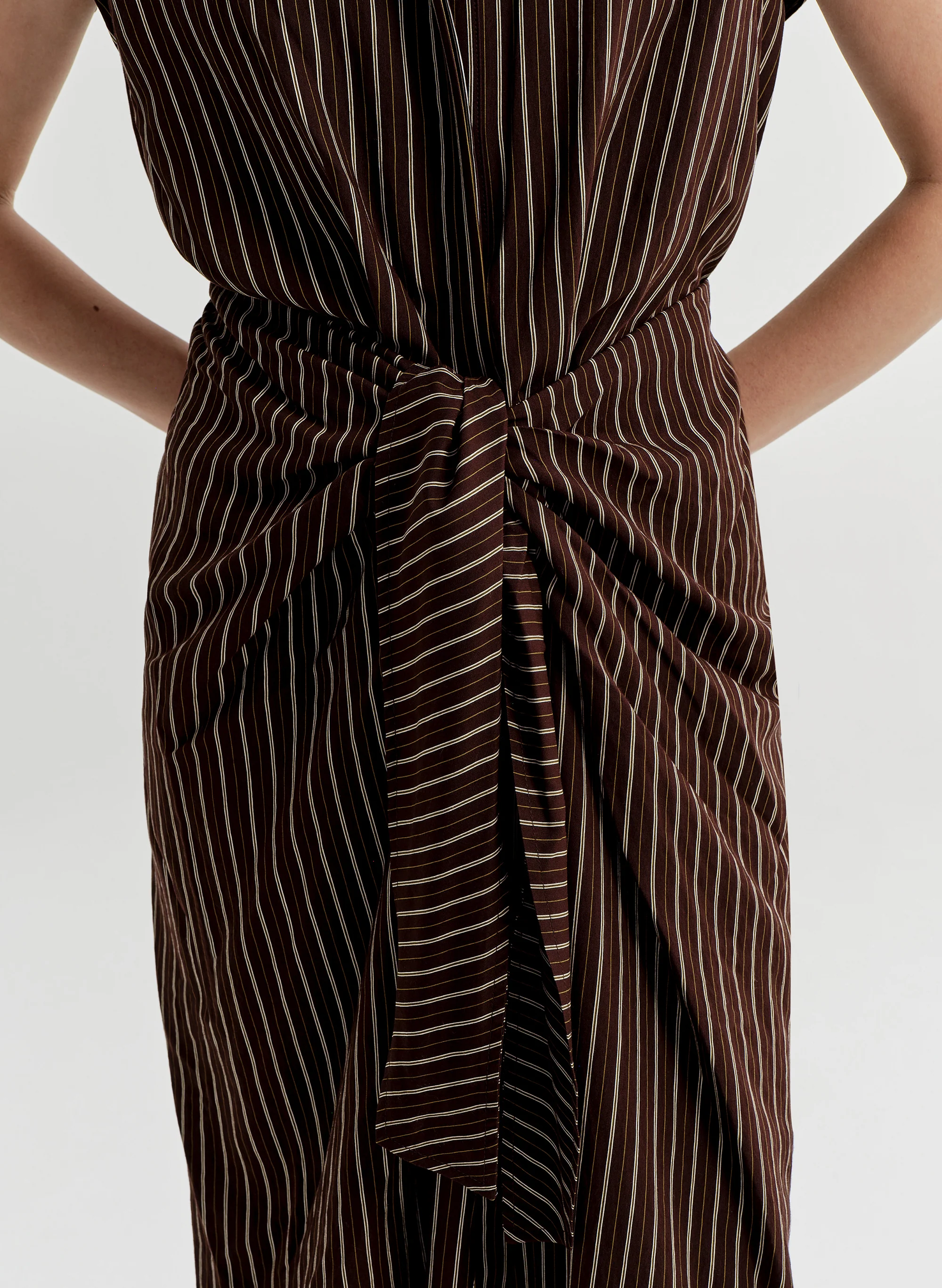 Emilia Striped Midi Dress - Image 3
