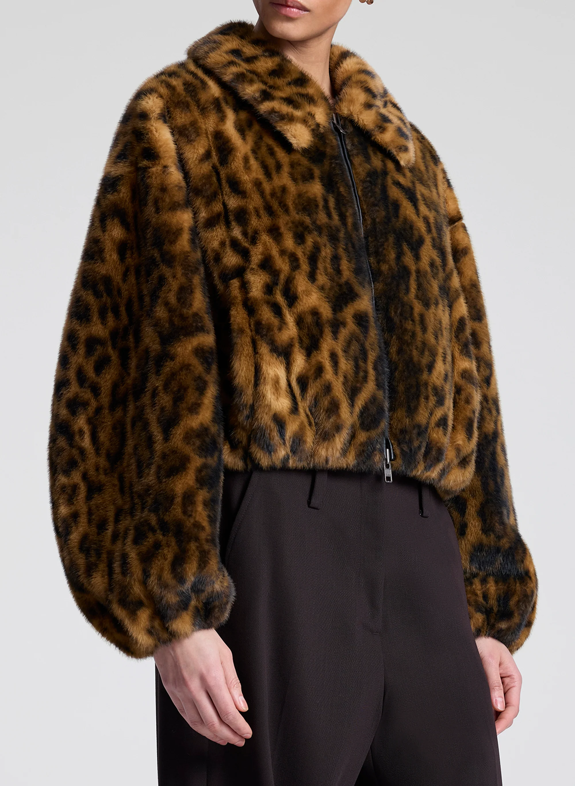 Esme Leopard Faux Fur Jacket - Image 2