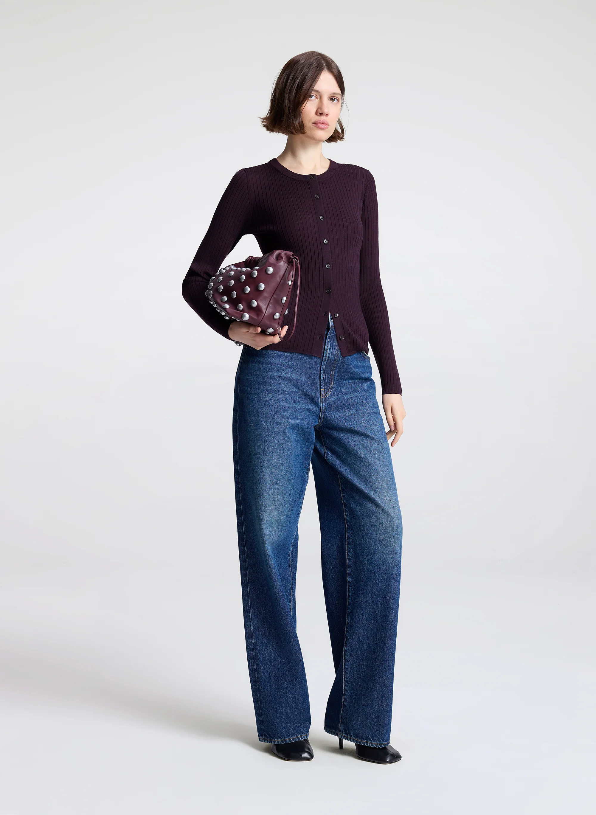 Fisher Fine Merino Knit Cardigan - Image 3