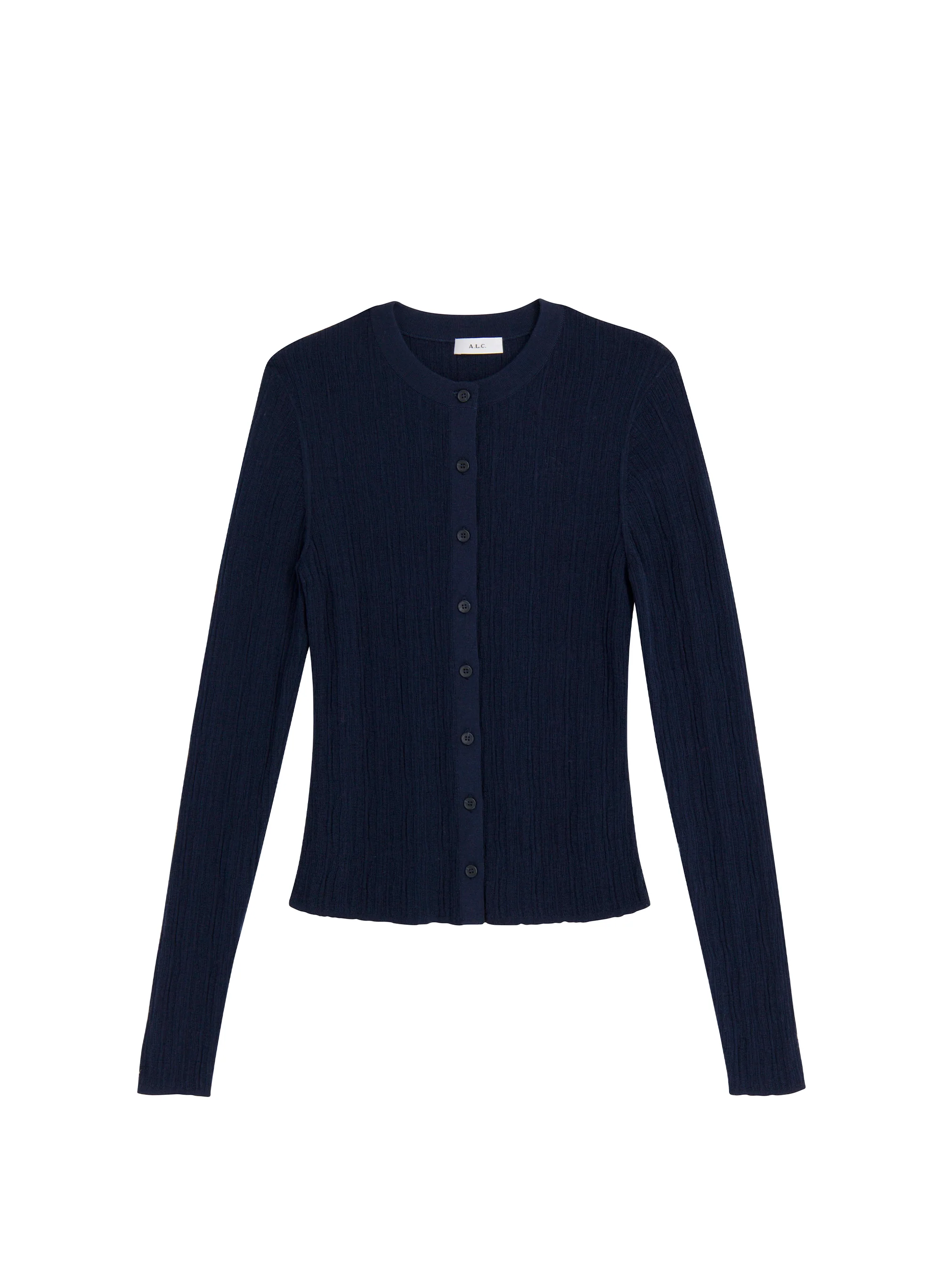 Fisher Fine Cotton Knit Cardigan - Image 5