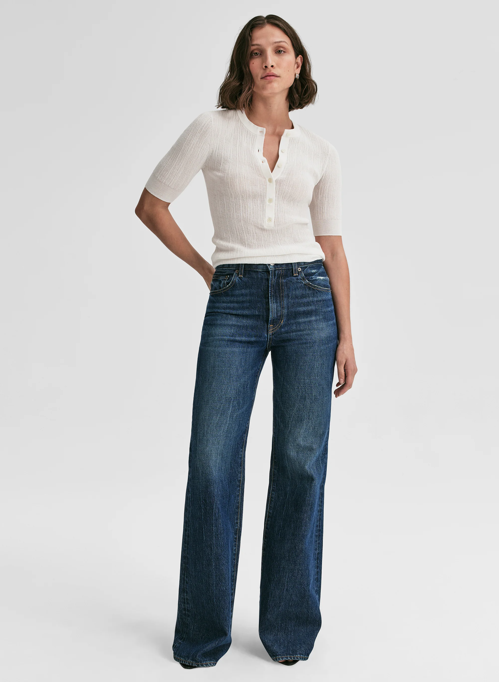 Fisher Fine Cotton Knit Top - Image 4