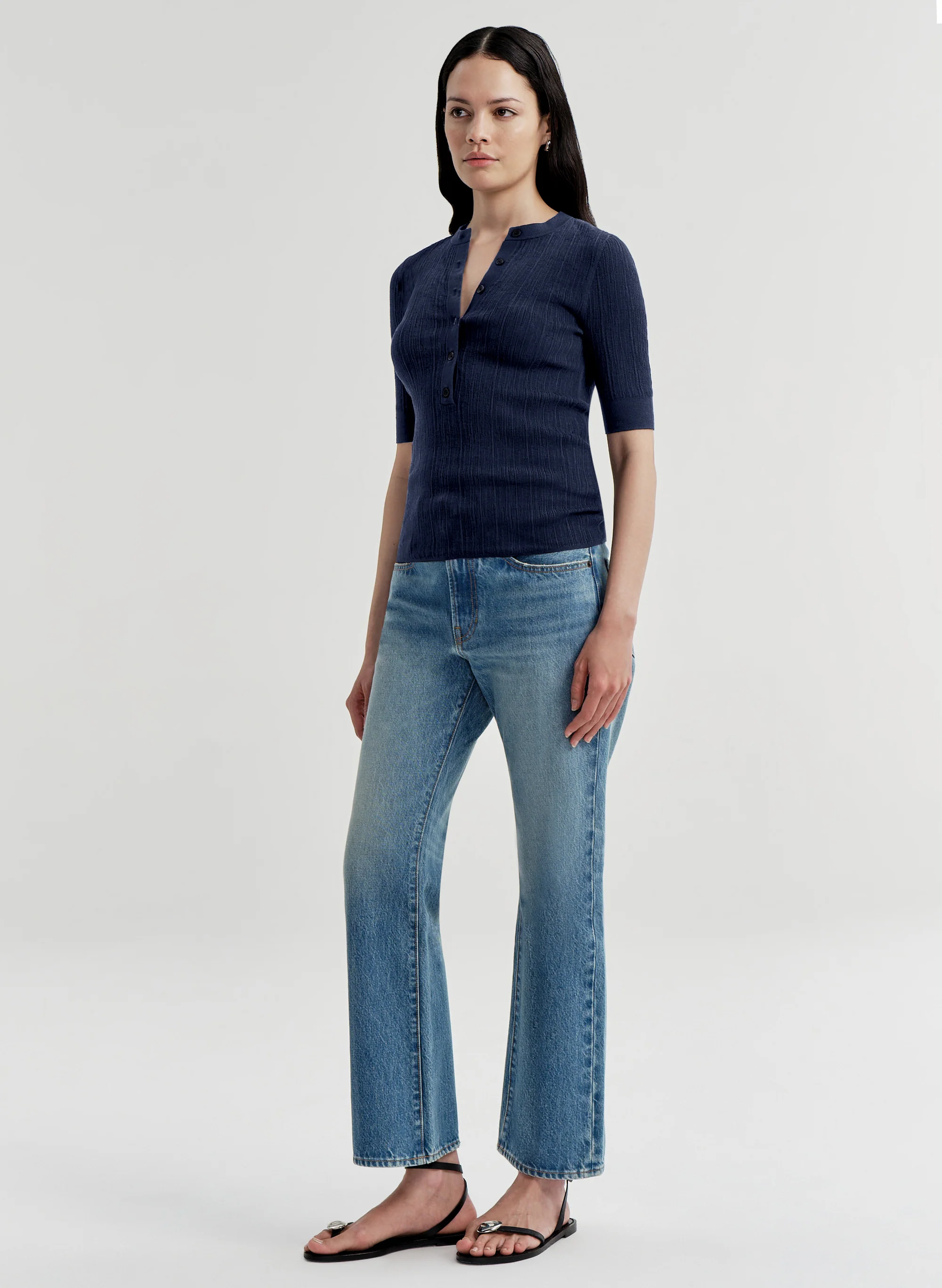 Fisher Fine Cotton Knit Top - Image 3