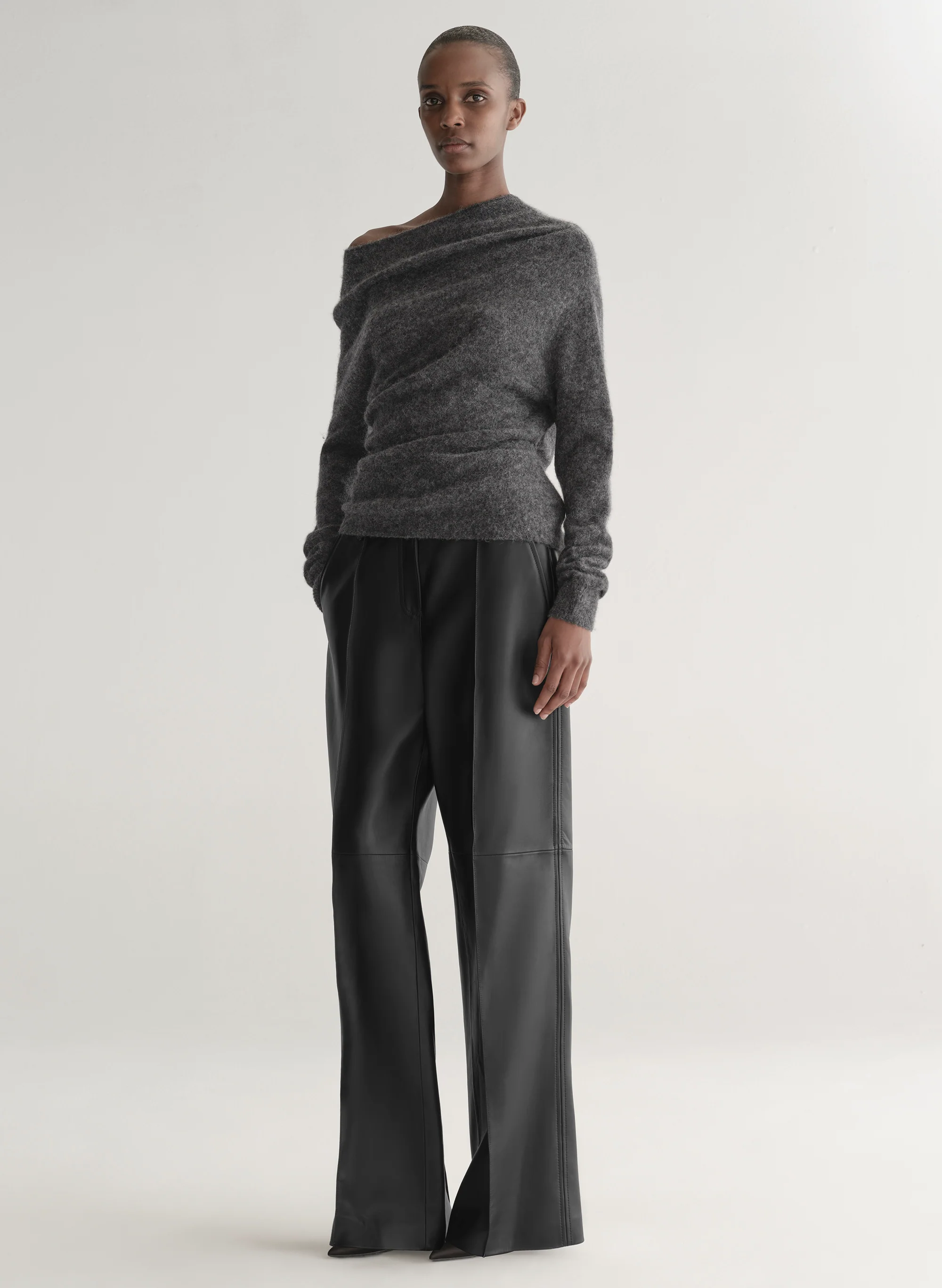 Freya Brushed Alpaca Sweater - Image 4