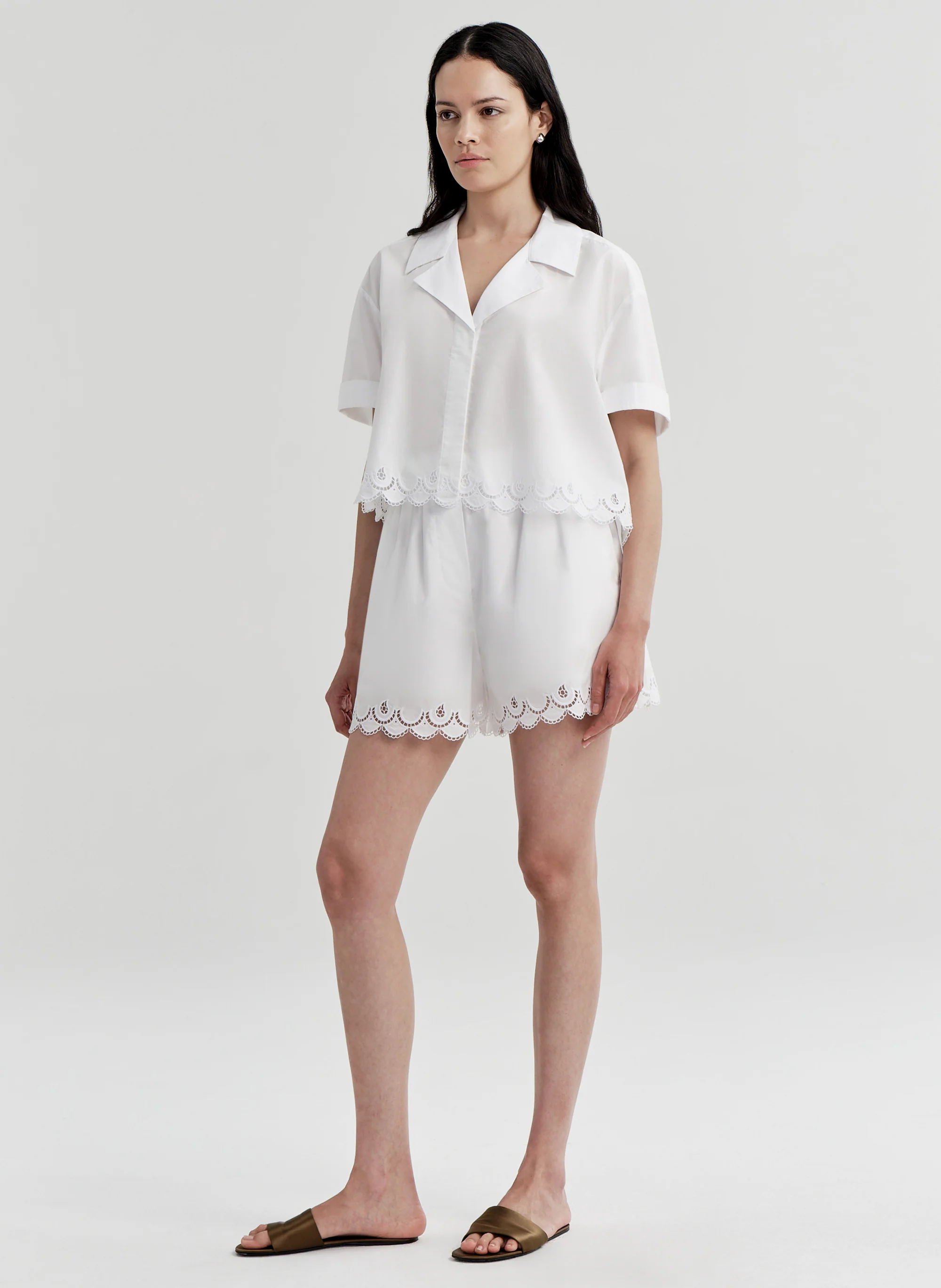 Gabrielle Embroidered Cotton Shirt - Image 4
