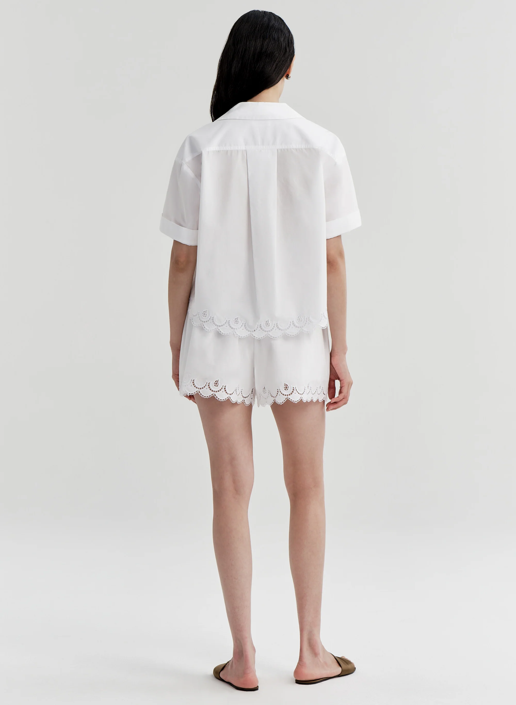Gabrielle Embroidered Cotton Shirt - Image 5