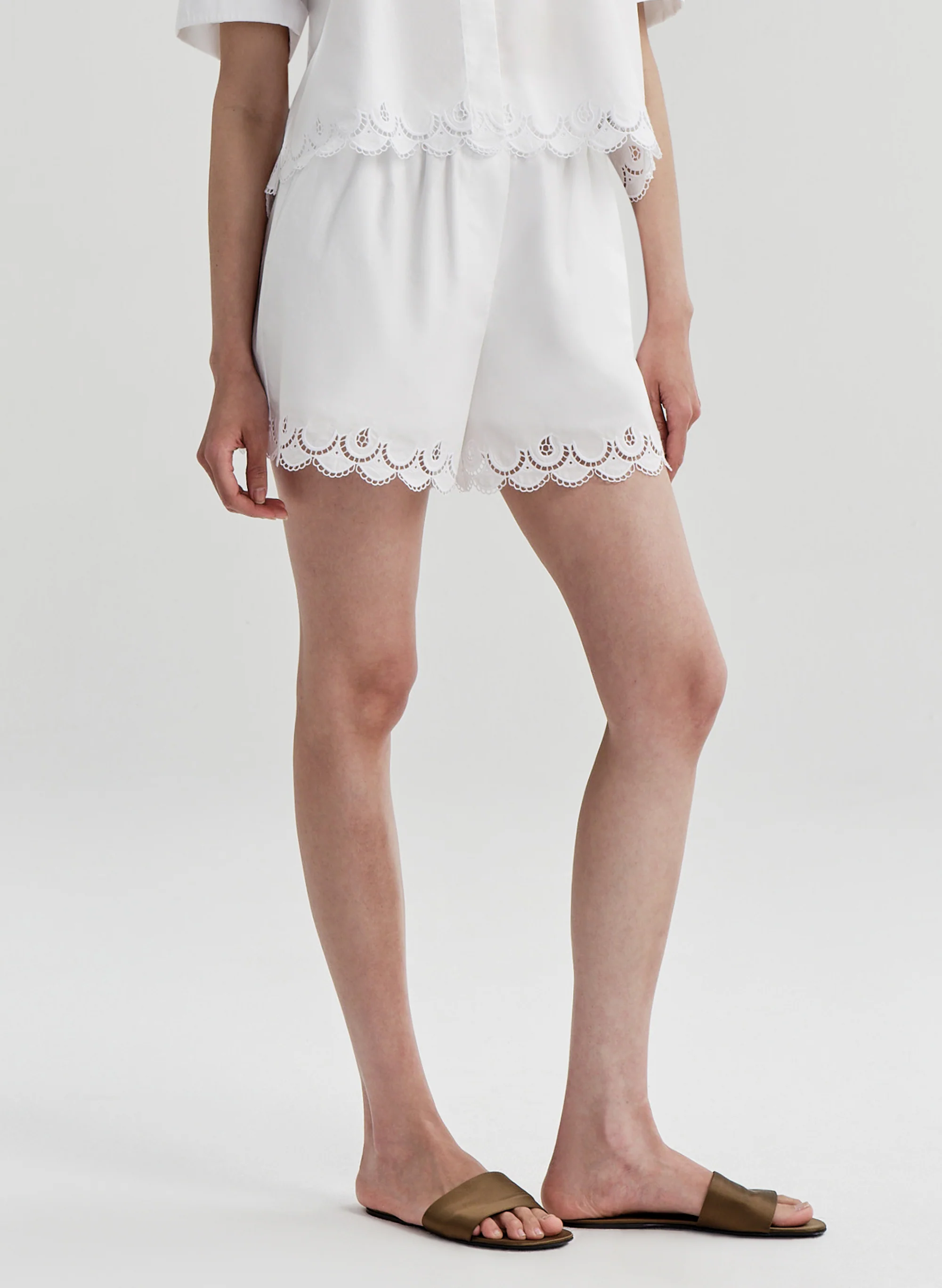 Gigi Embroidered Cotton Short - Image 4