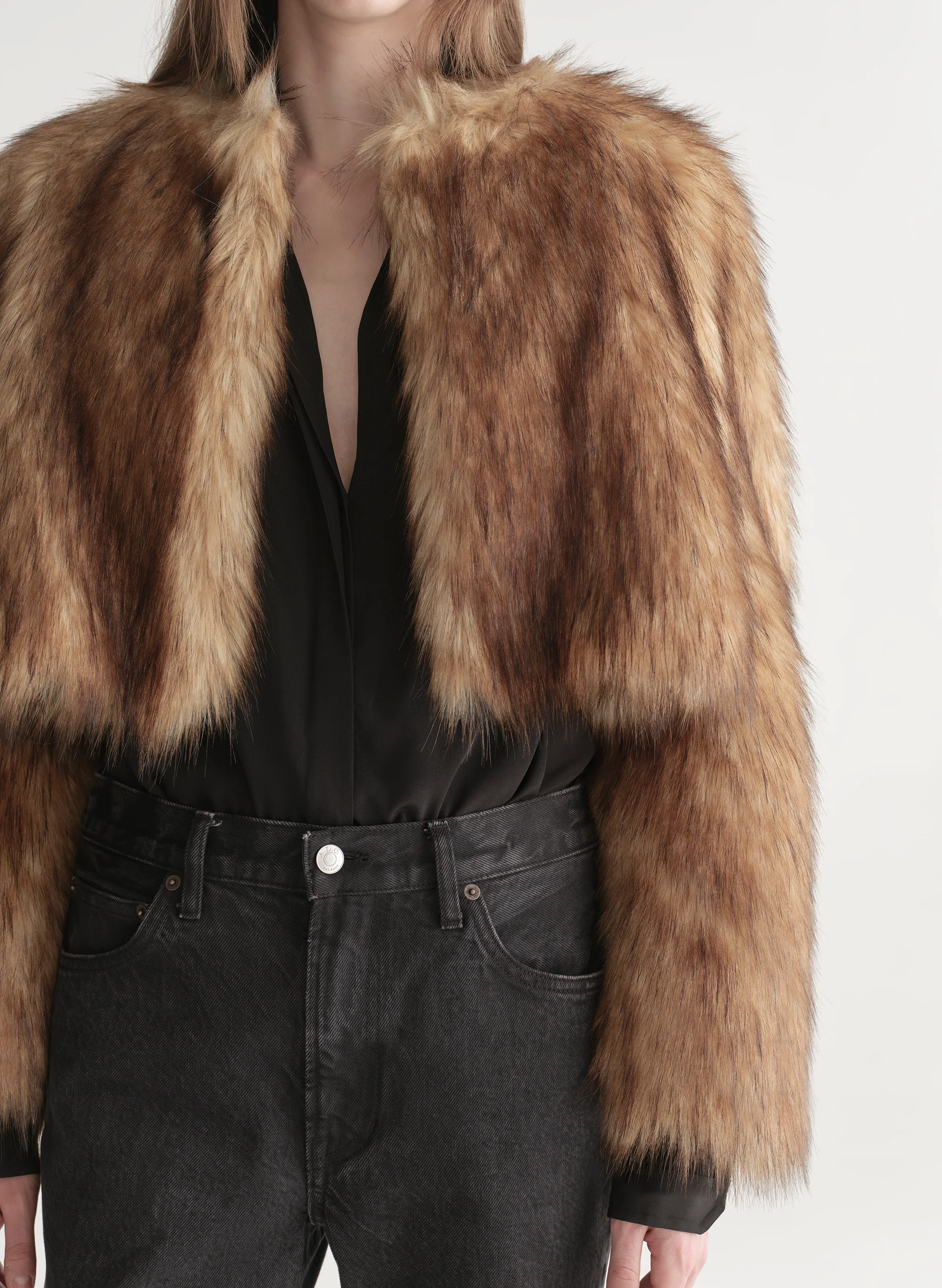 Gina Faux Fur Jacket - Image 2