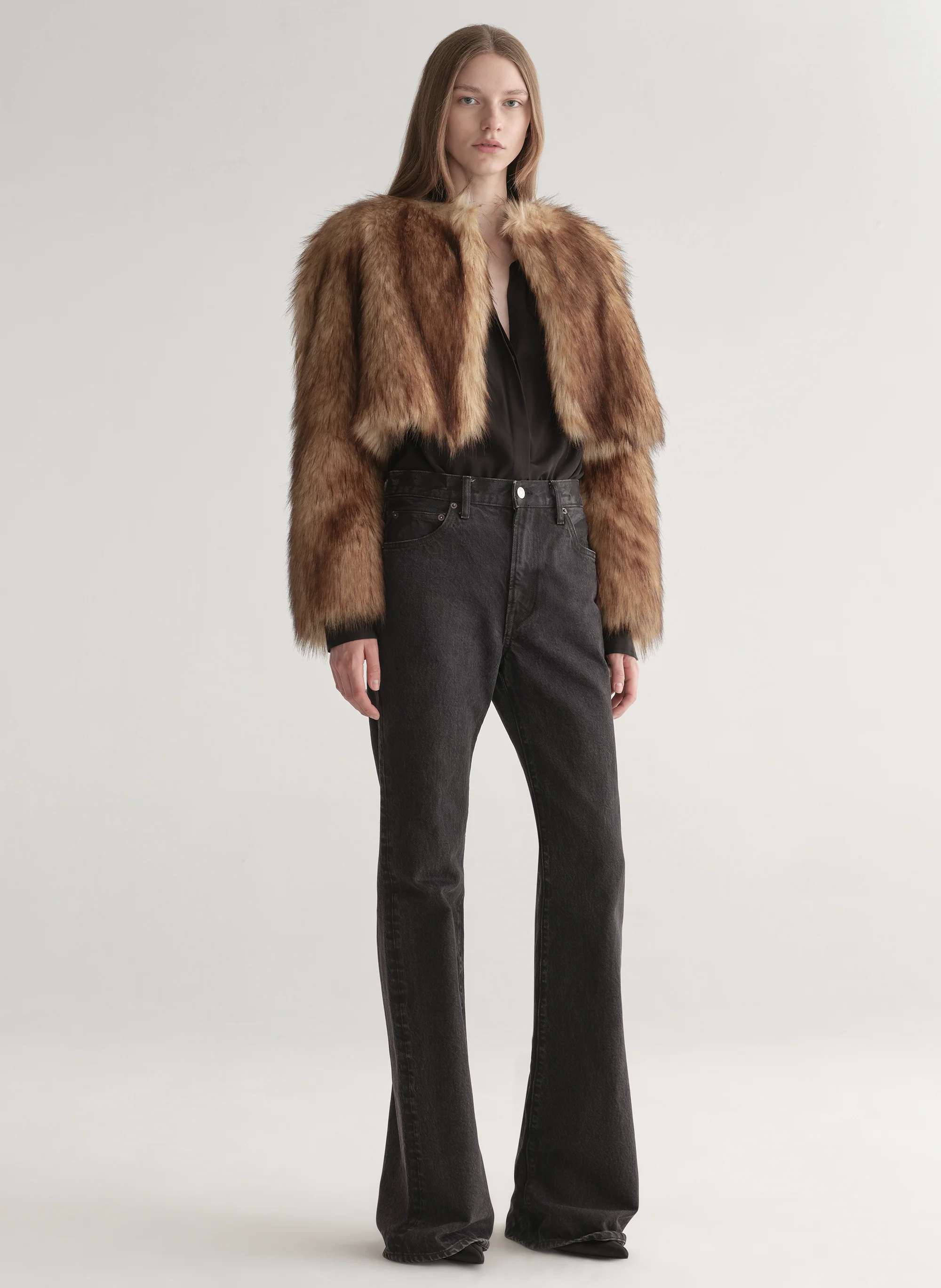 Gina Faux Fur Jacket - Image 3