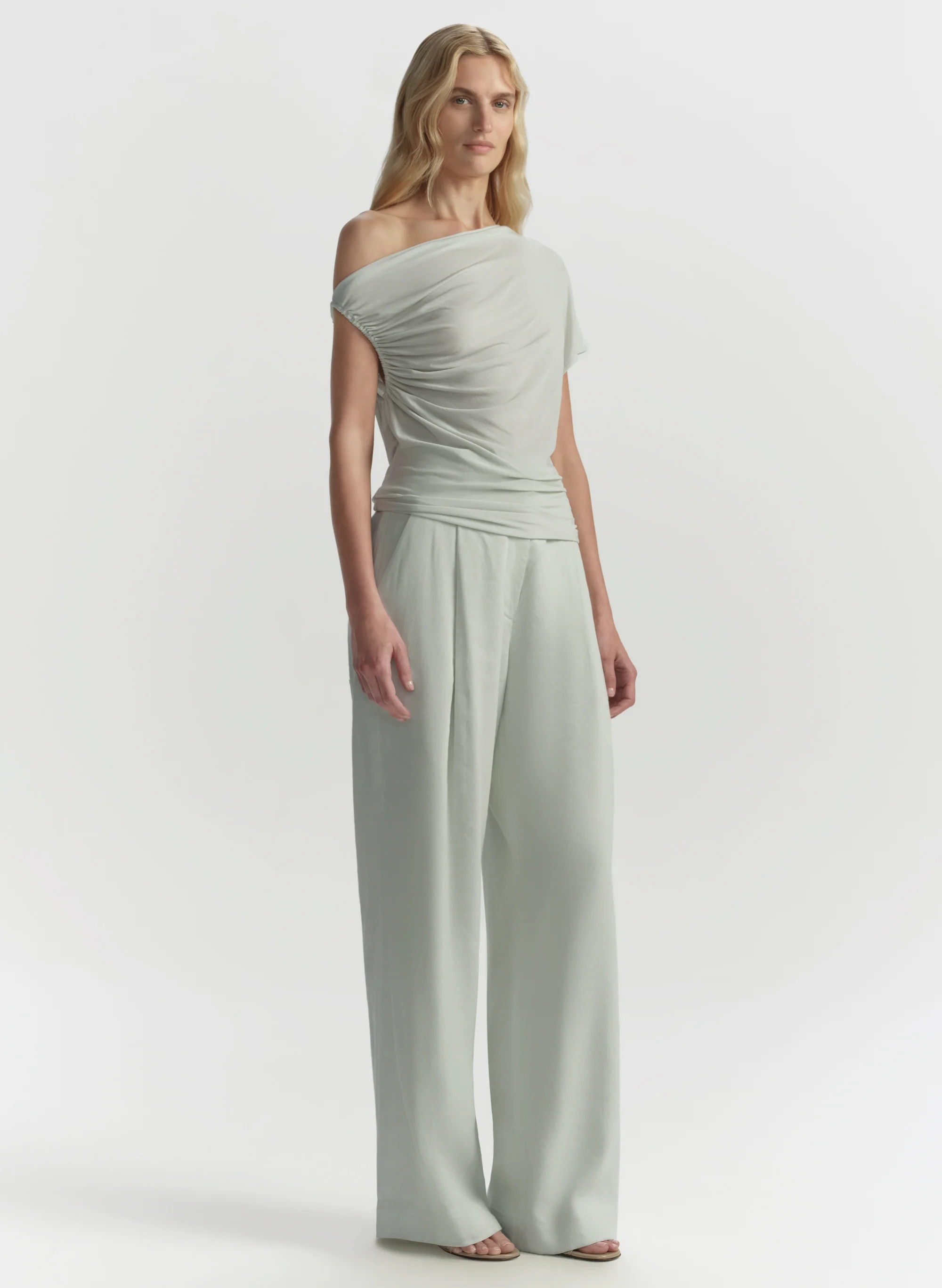 Halle One Shoulder Tee - Image 3