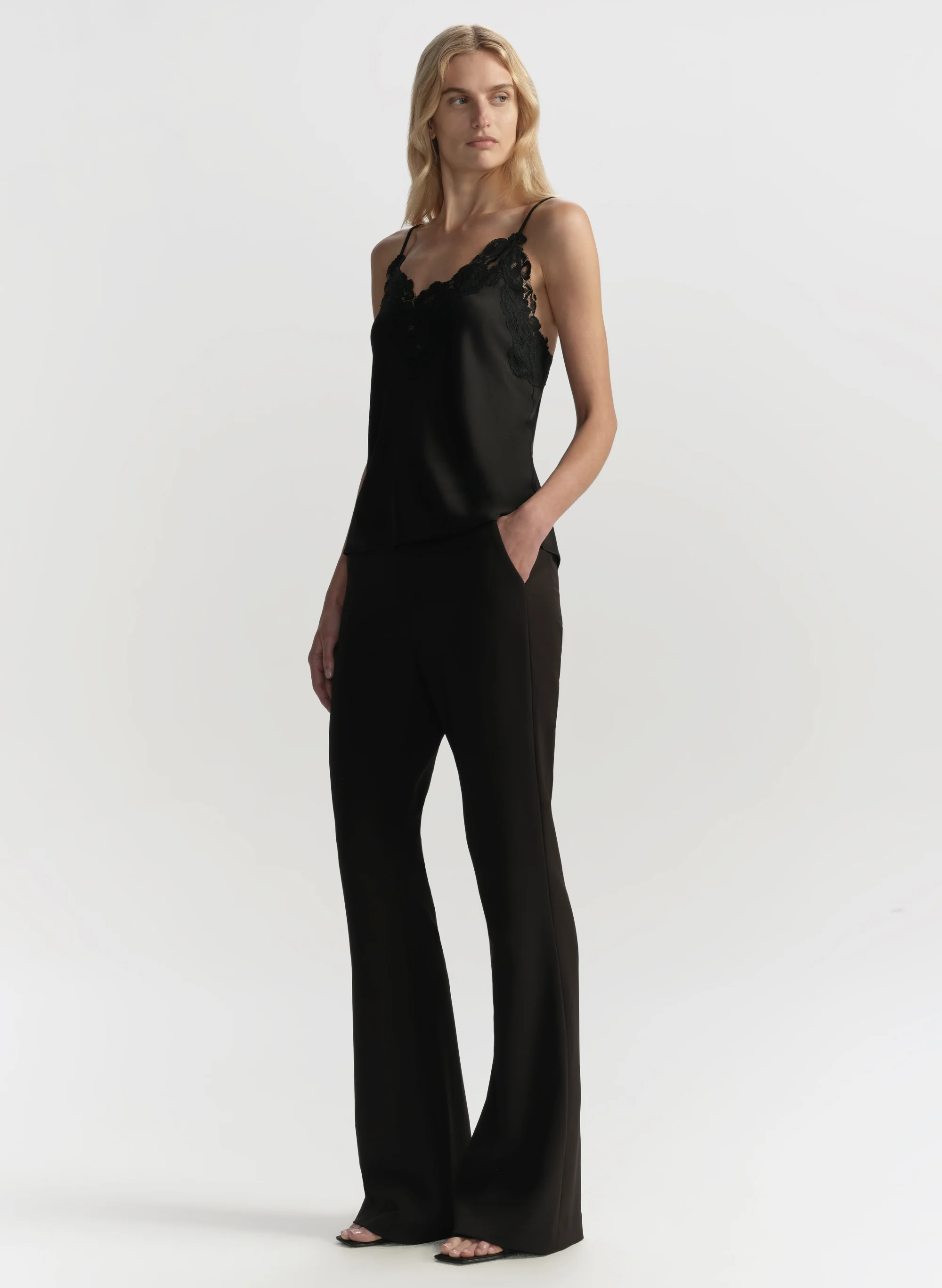 Hana Satin And Lace Camisole Top - Image 4