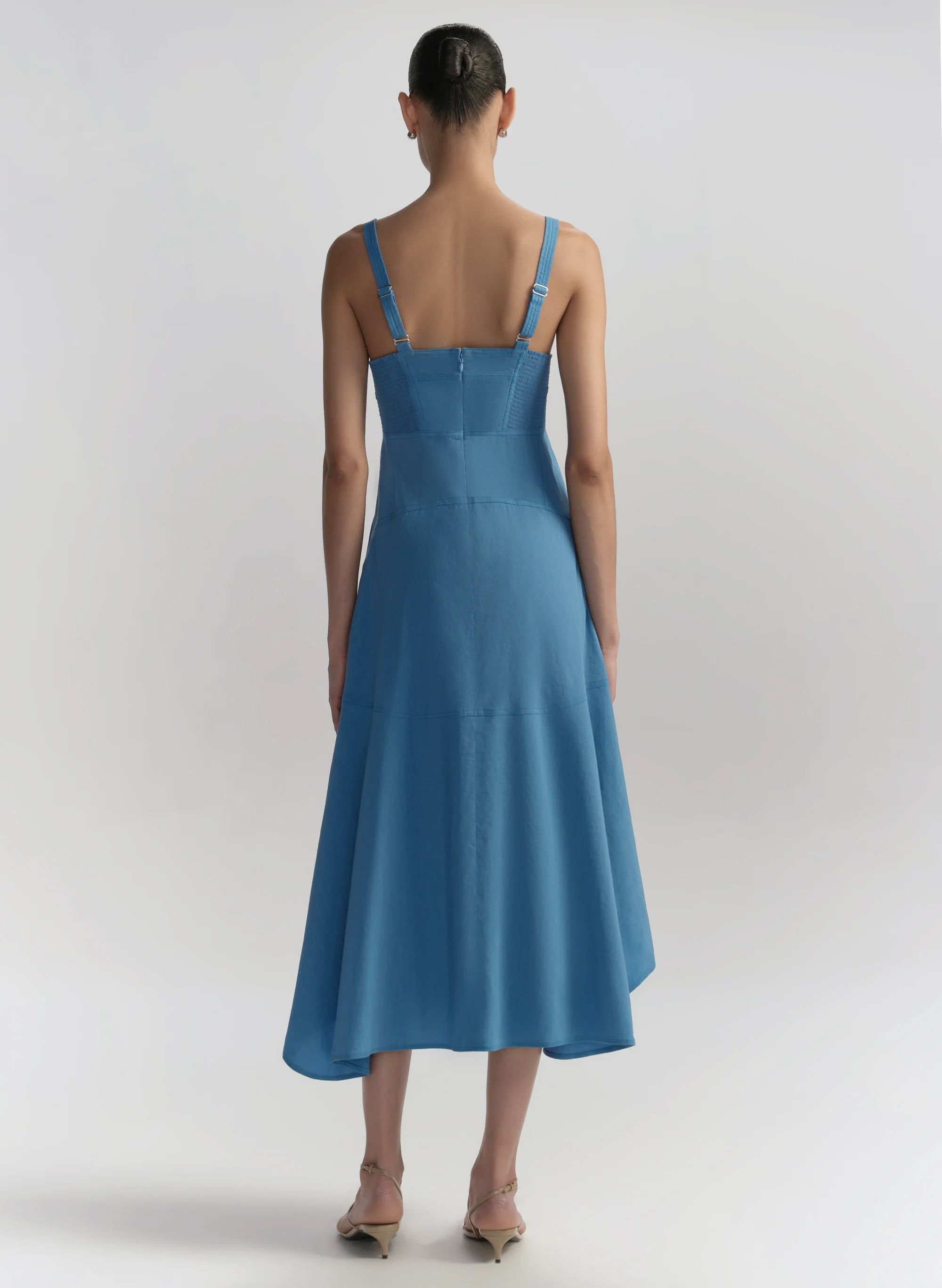 Harlow Linen Midi Dress - Image 5