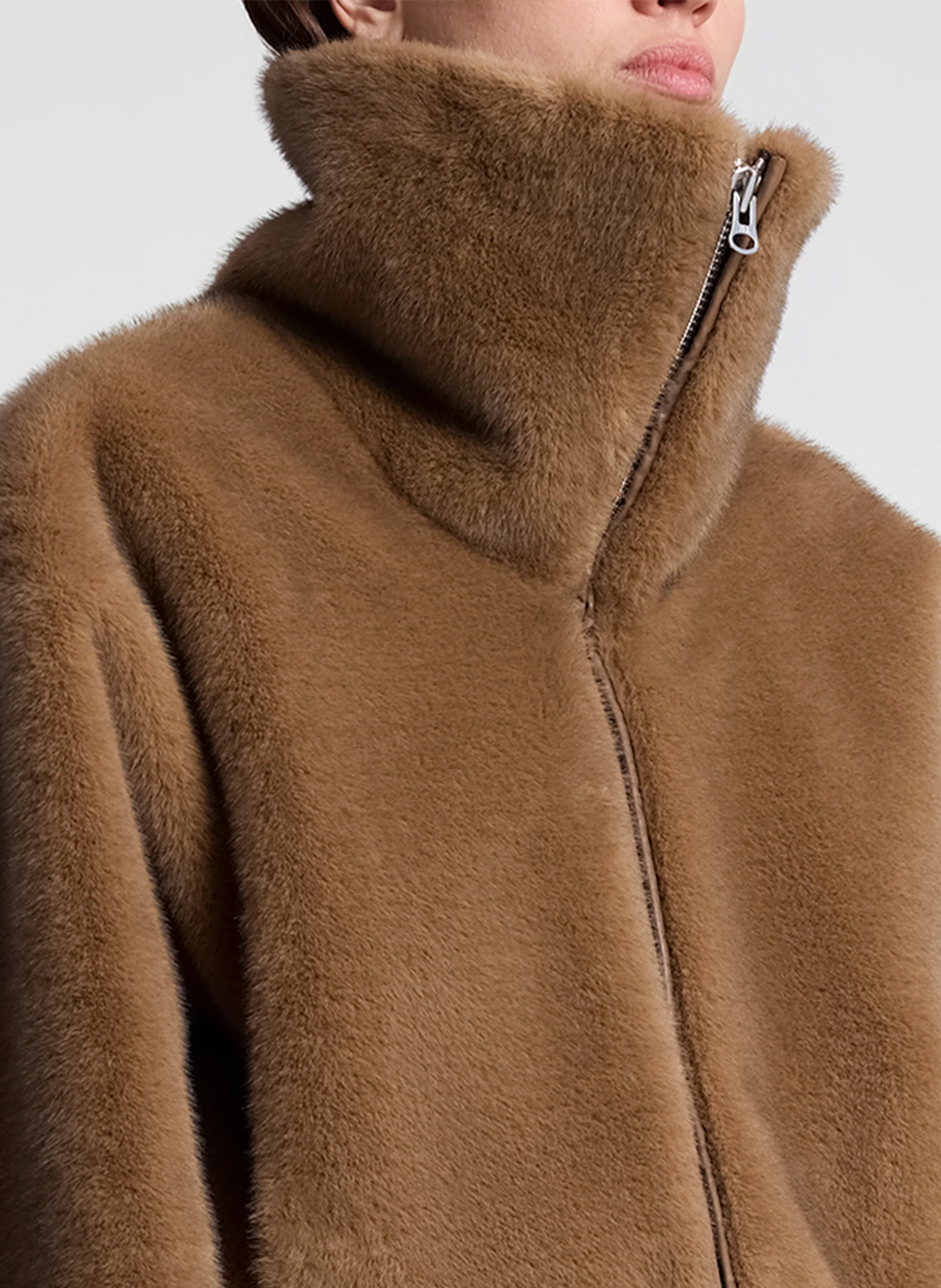 Hazel Faux Fur Jacket - Image 2