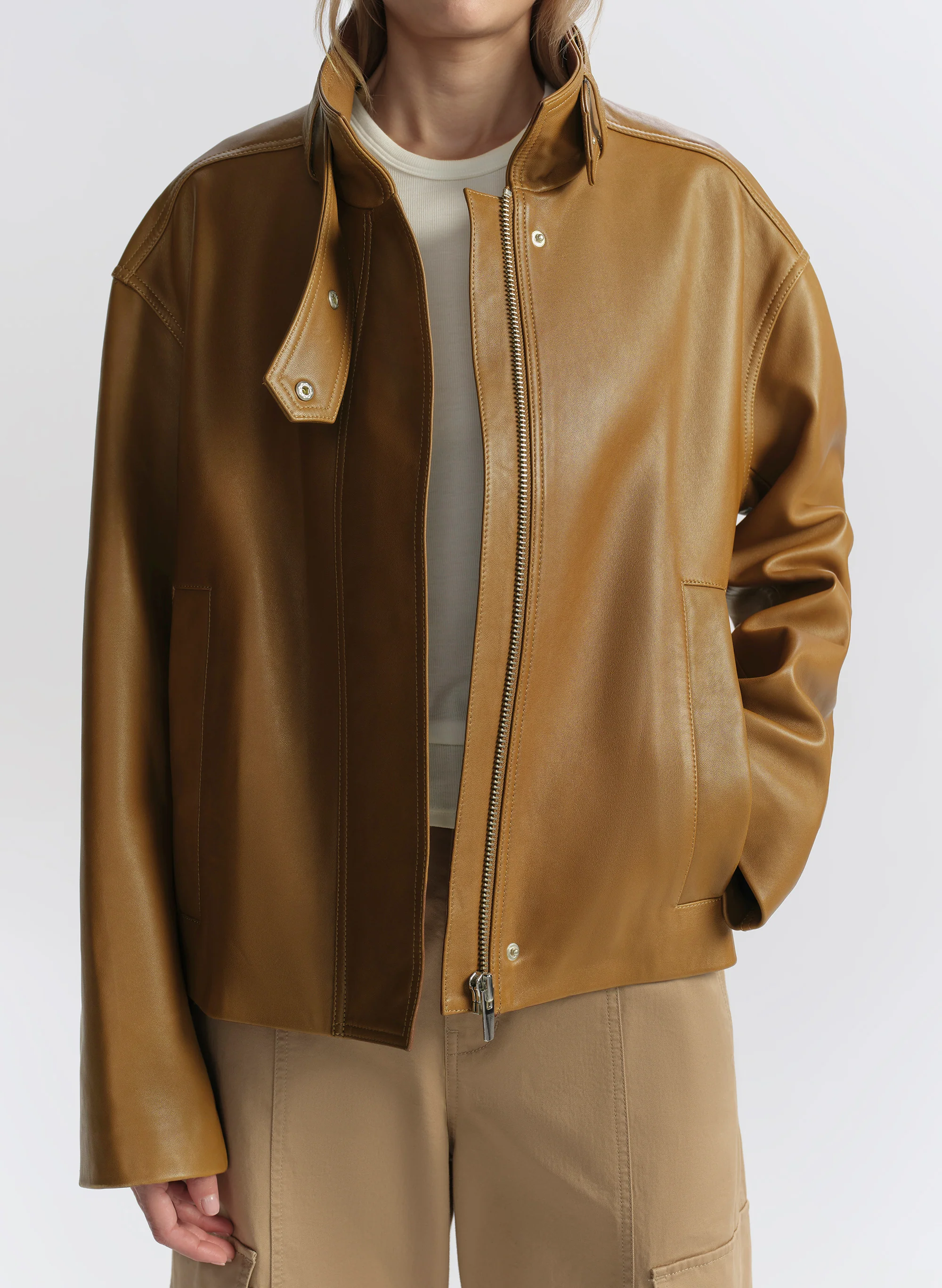 Hudson Leather Jacket - Image 2