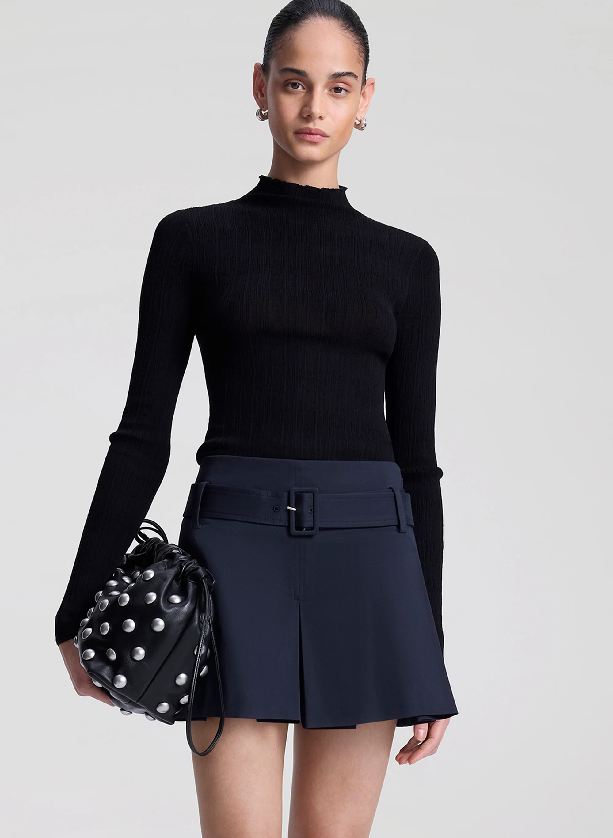 Hugh Fine Cotton Knit Top