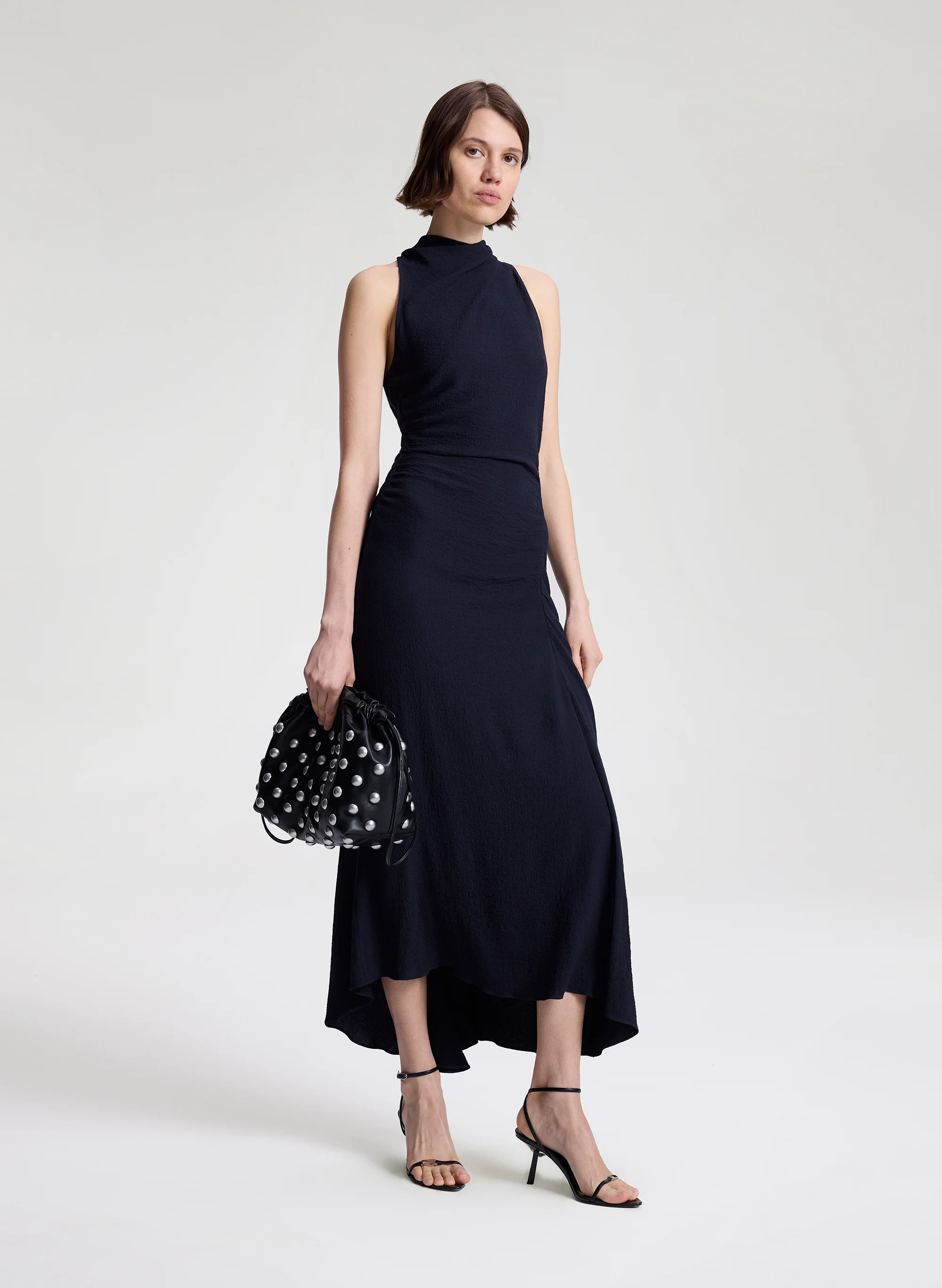 Inez Textured Midi Dress - Image 3