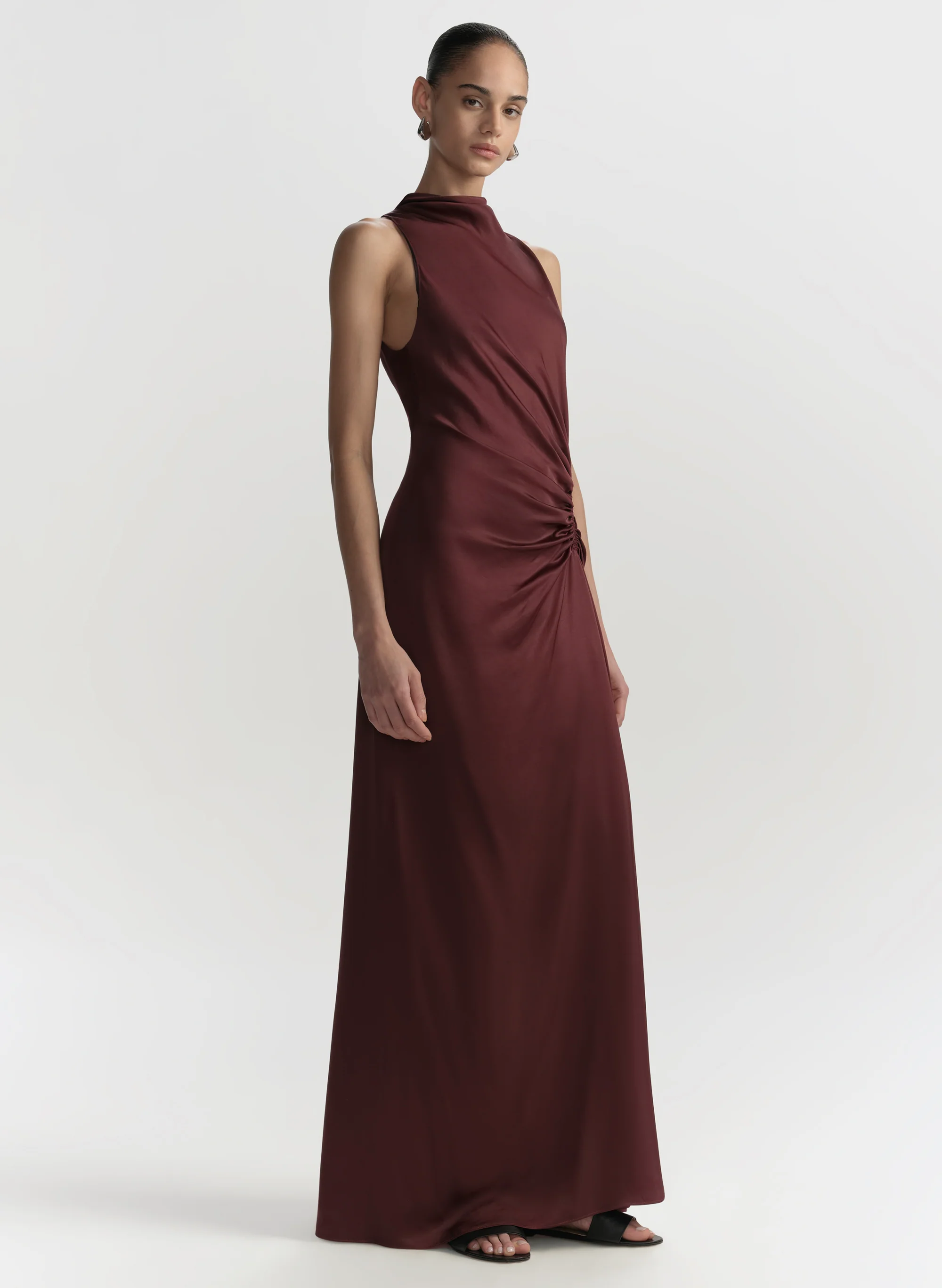 Inez Satin Gown - Image 3