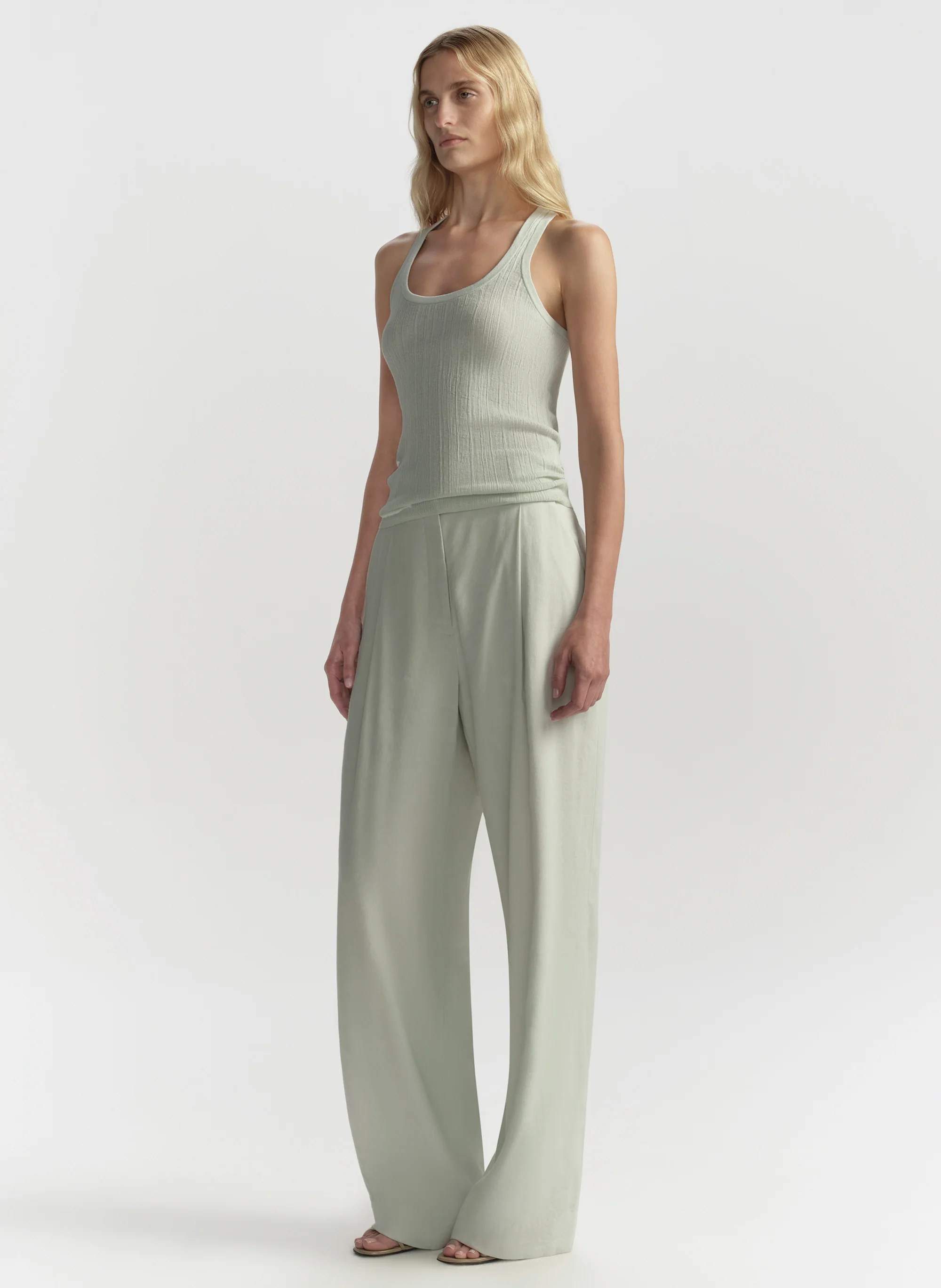 Iris Fine Cotton Knit Tank - Image 4