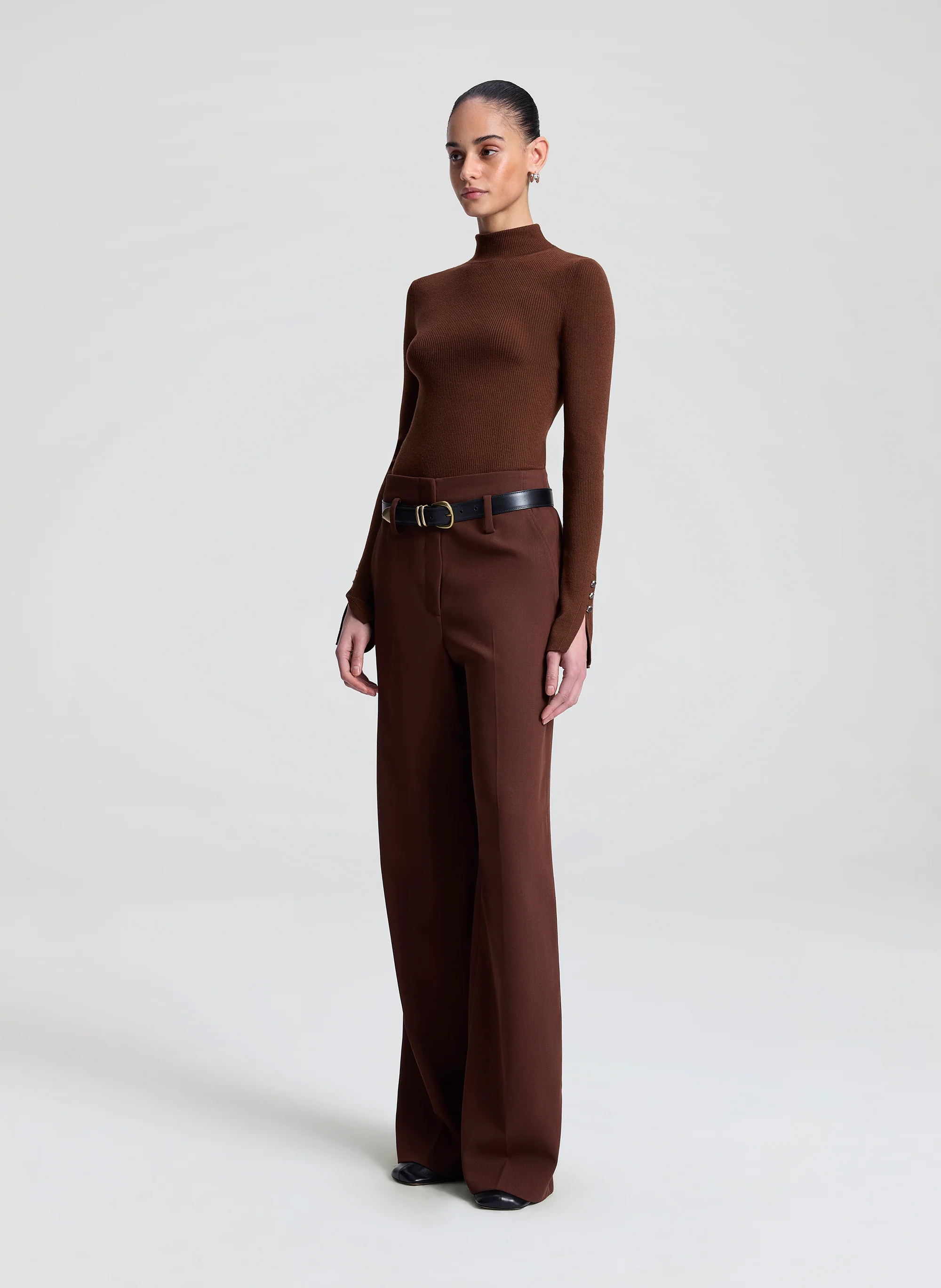 Jett Knit Merino Turtleneck Top - Image 4