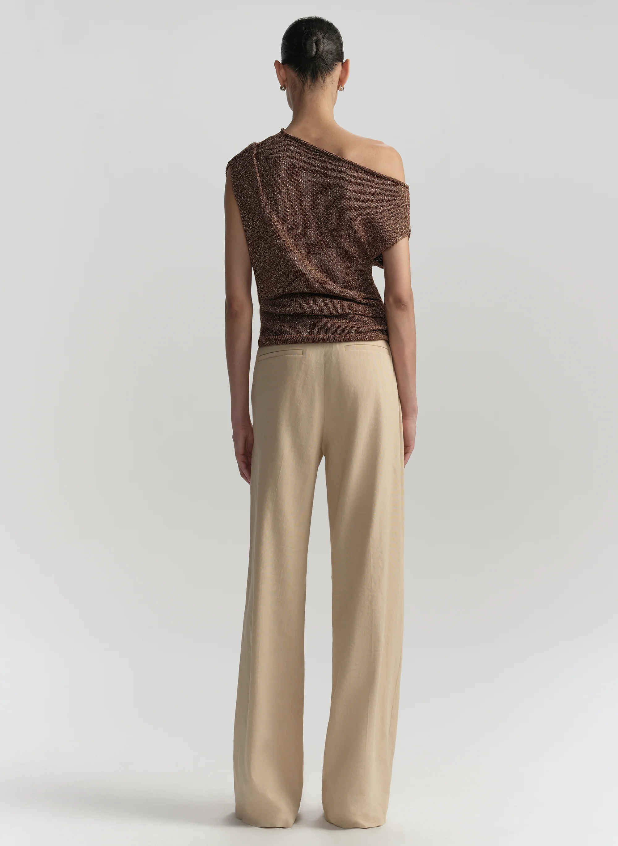 Joni Knit One Shoulder Top - Image 5