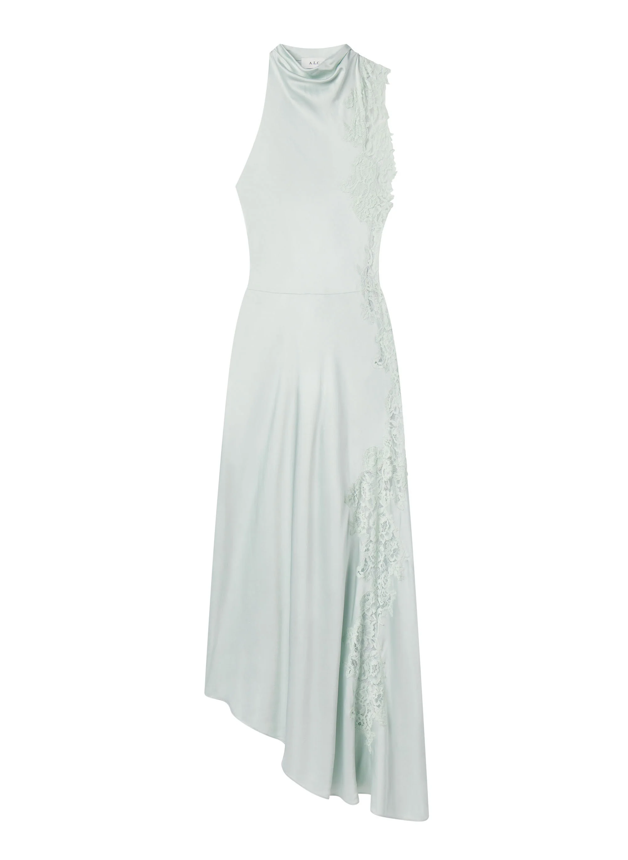Josephine Satin and Lace Maxi Dress - Image 7