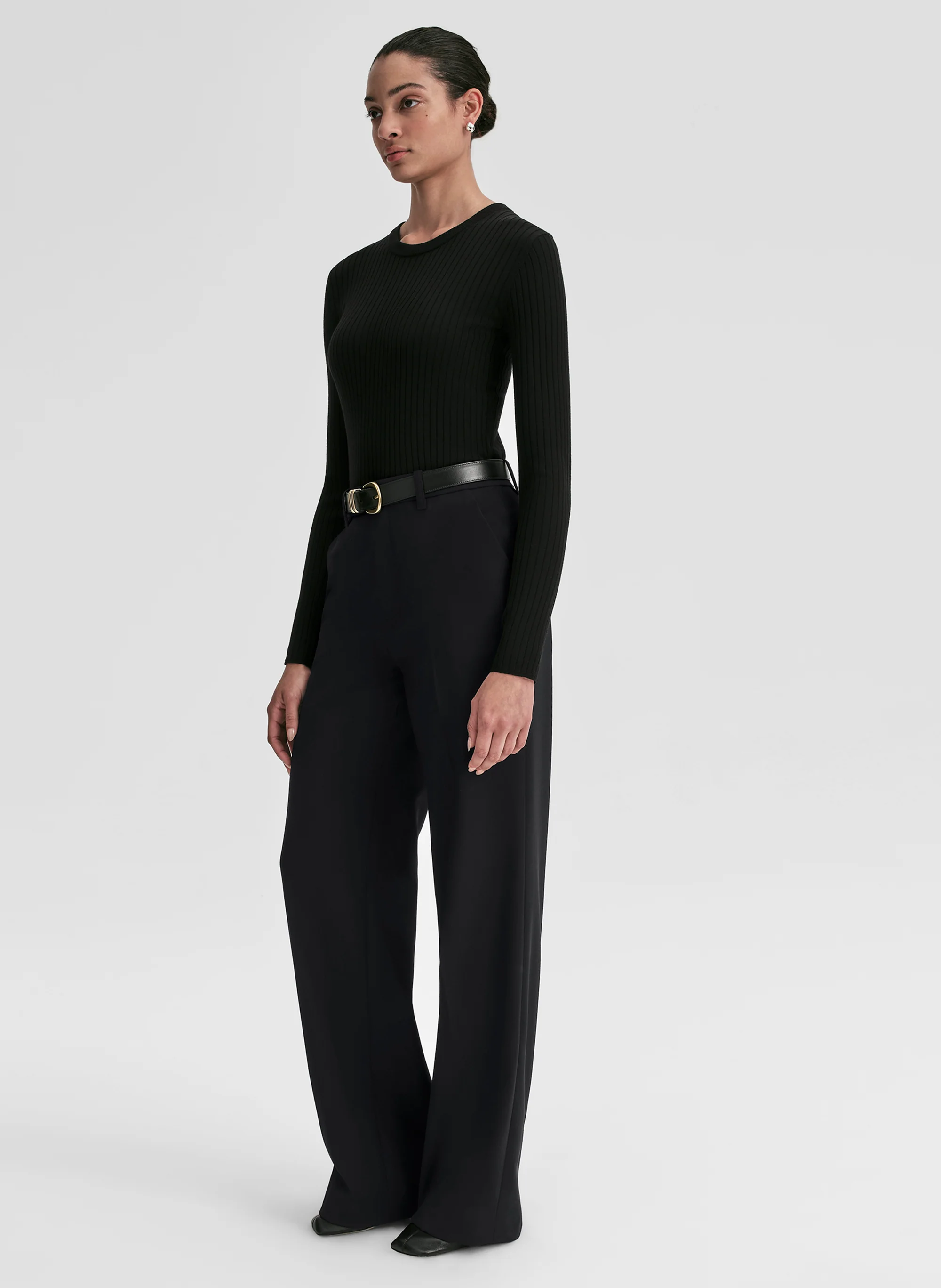 Kyle Ribbed Merino Top - Image 4