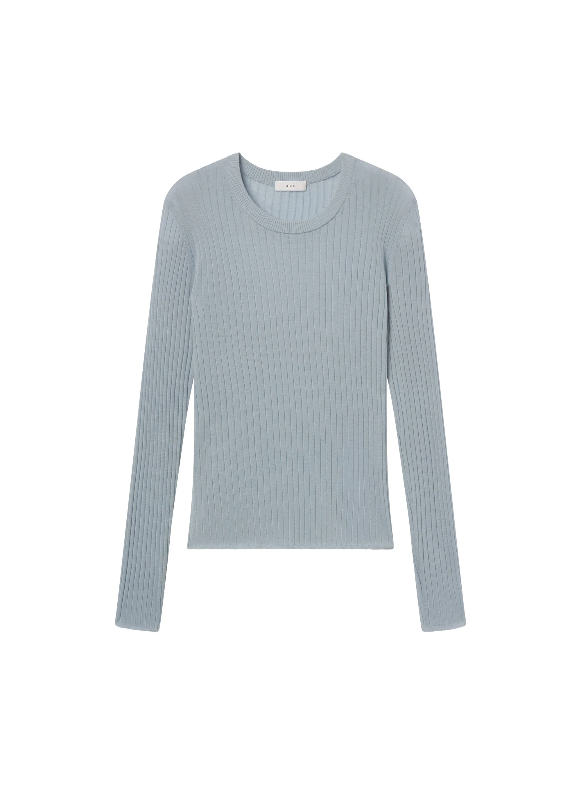 Kyle Ribbed Merino Top - Image 6