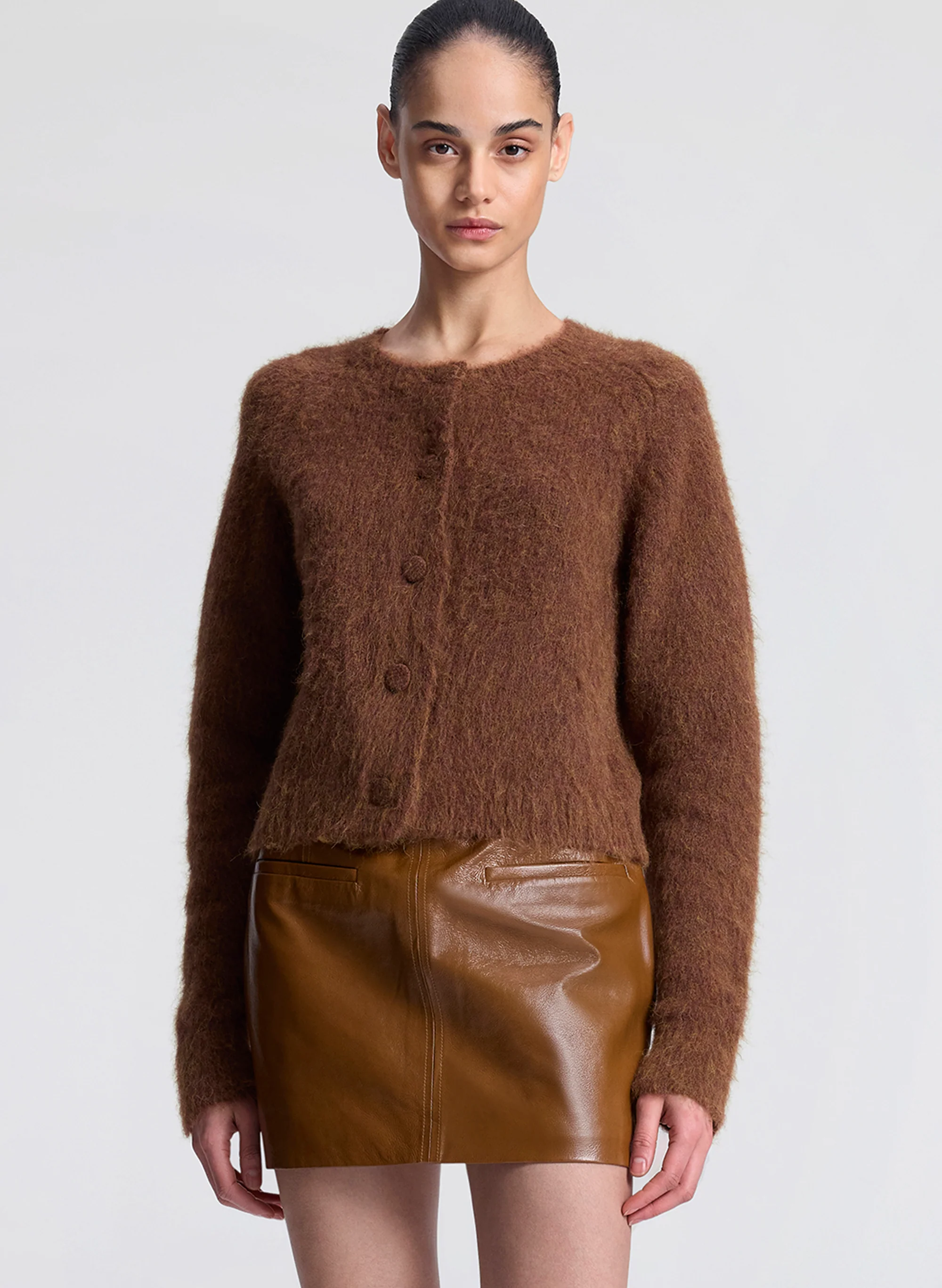 Lainie Brushed Alpaca Cardigan