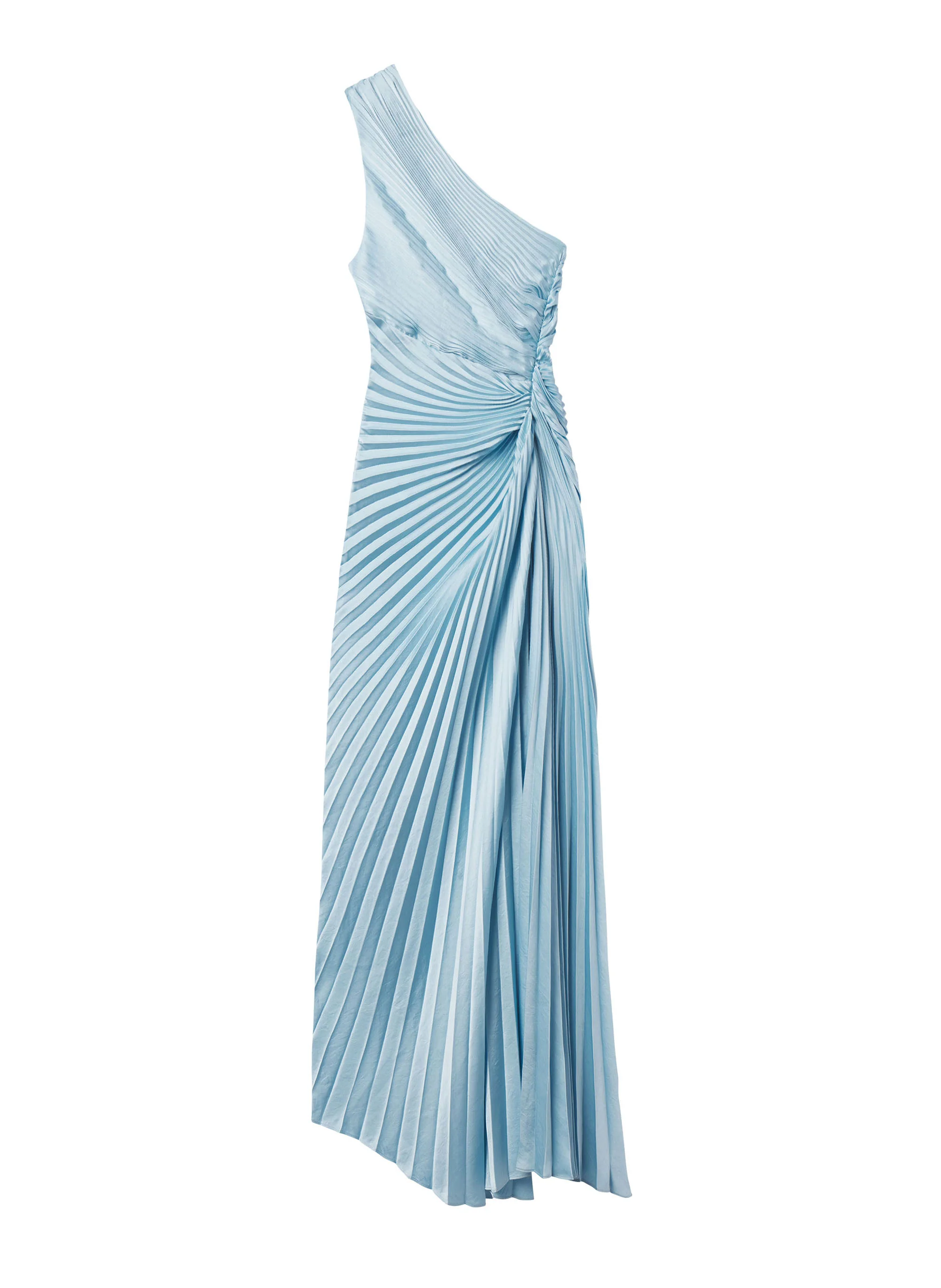 Lara Satin Pleated Midi Dress - Image 6