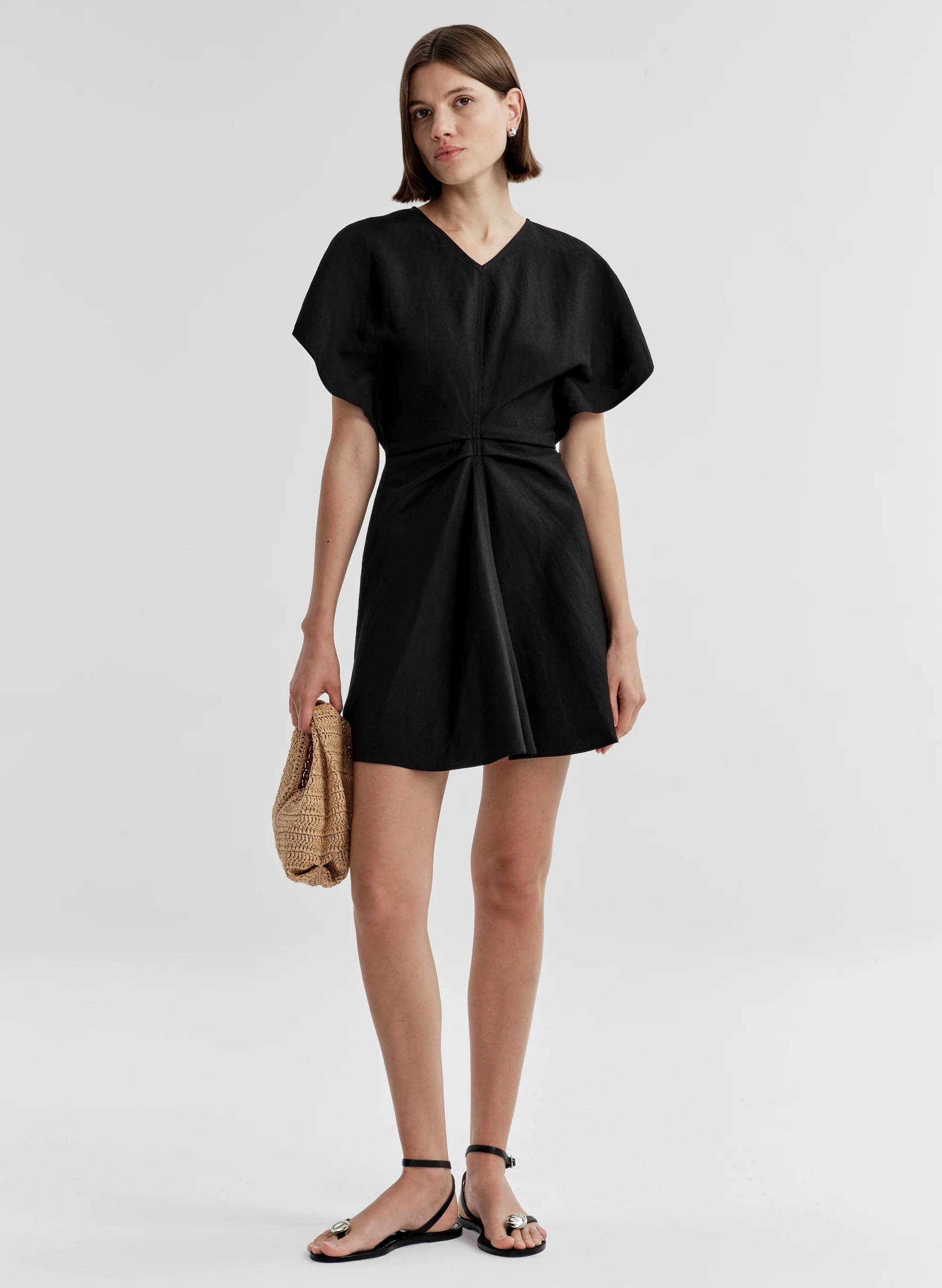 Leni Linen Mini Dress