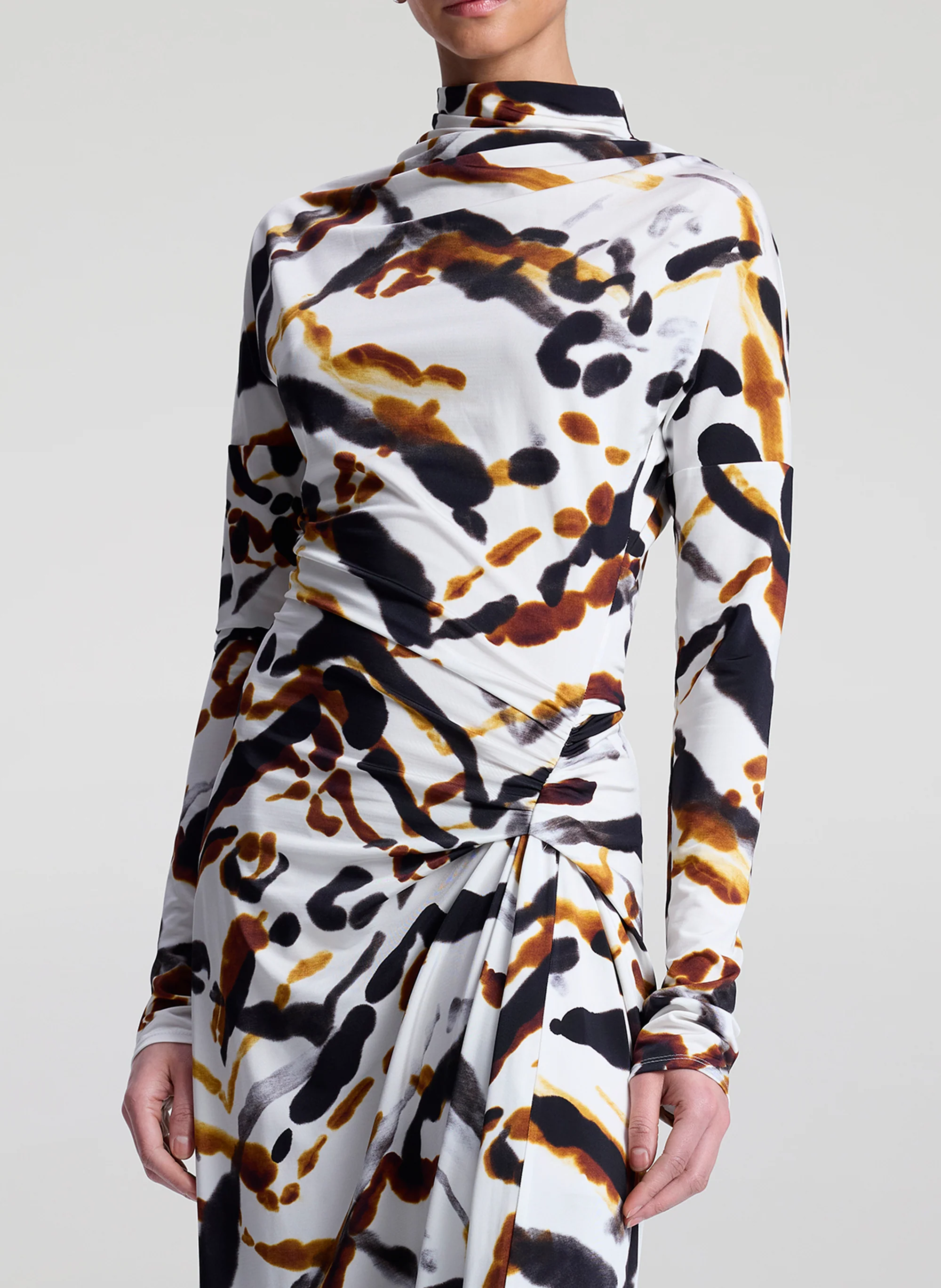 Lia Jersey Printed Maxi Dress - Image 2