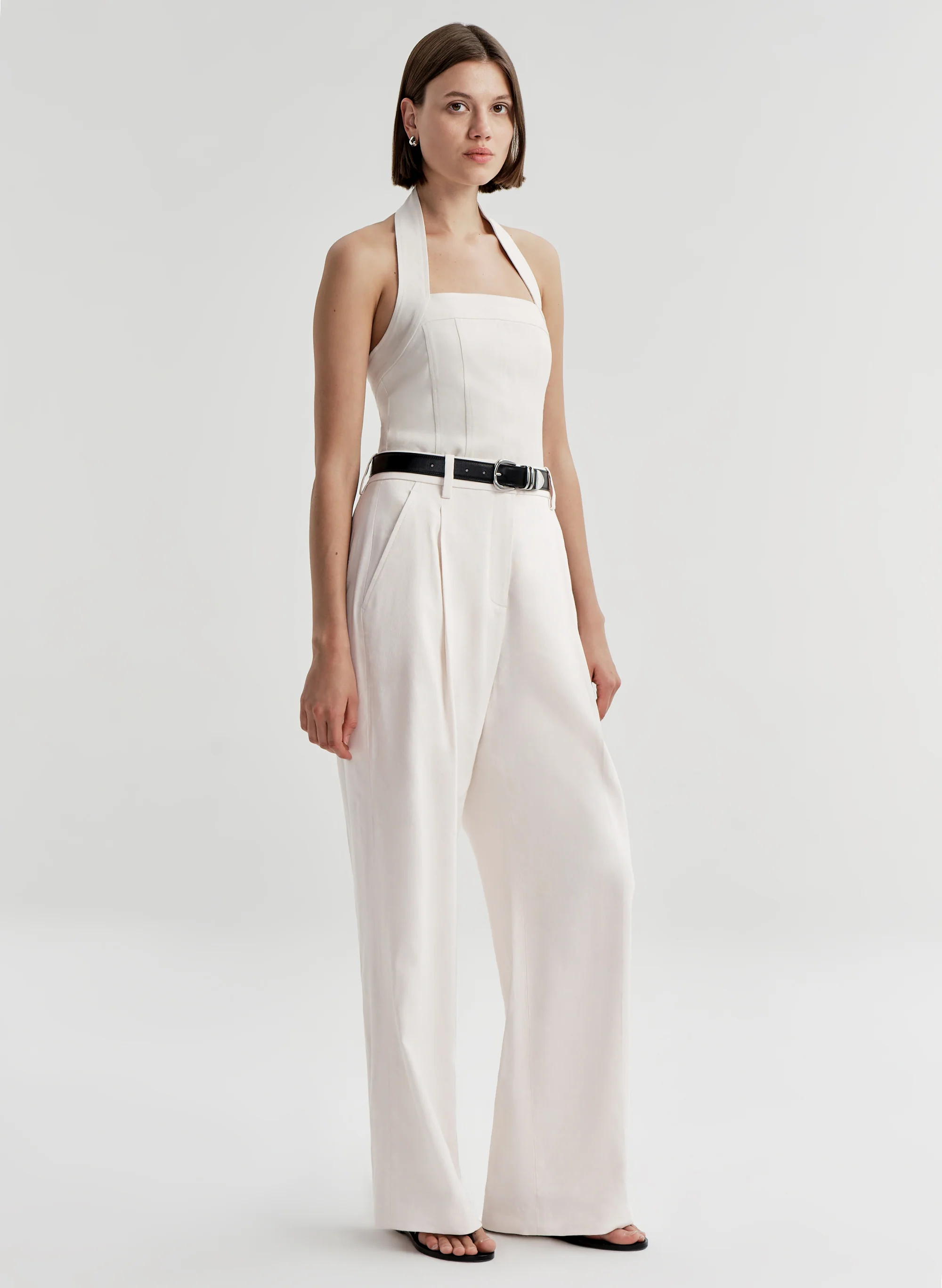 Lori Linen Halter Top - Image 3