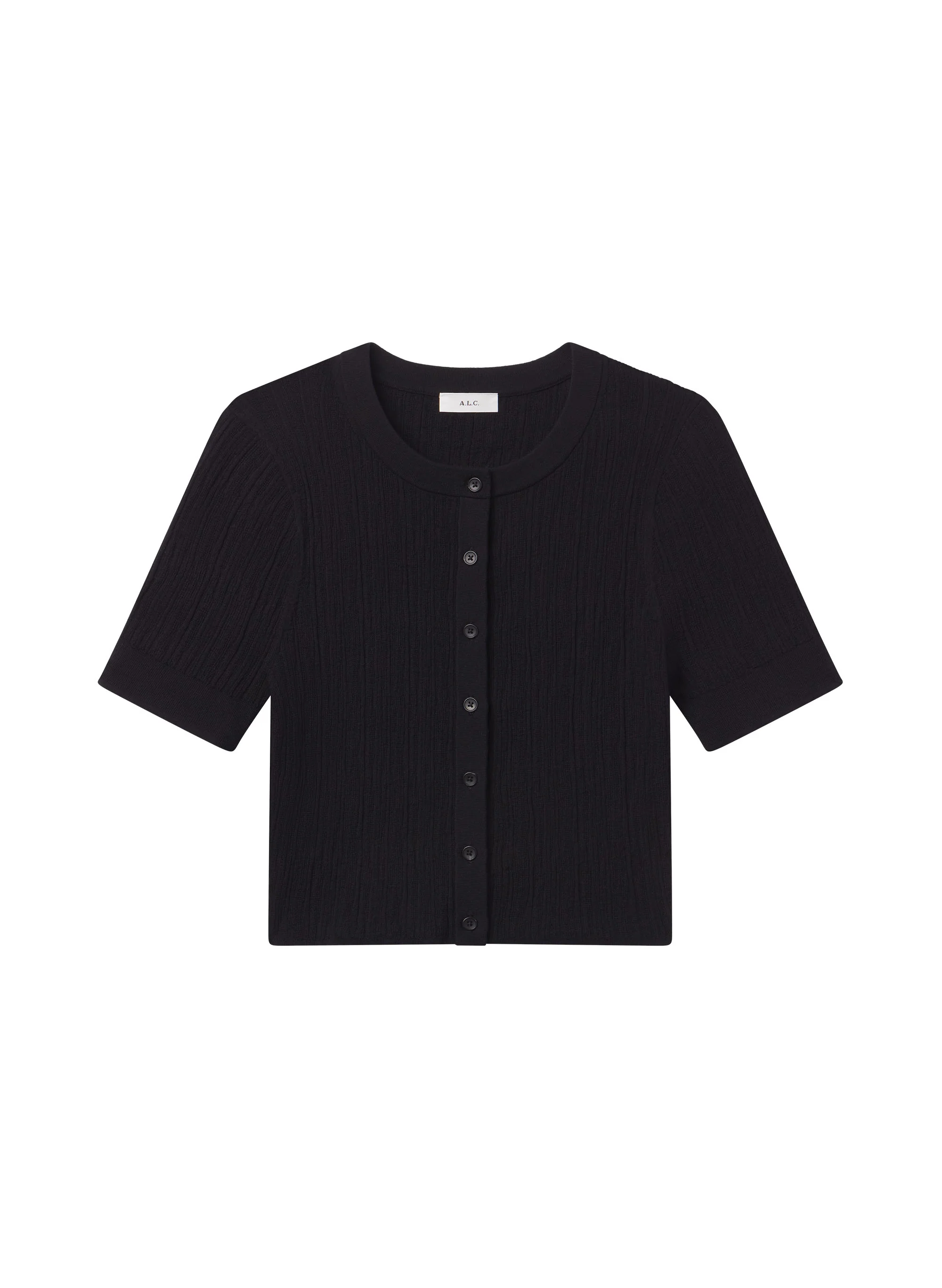 Lottie Fine Cotton Cropped Cardigan - Image 6