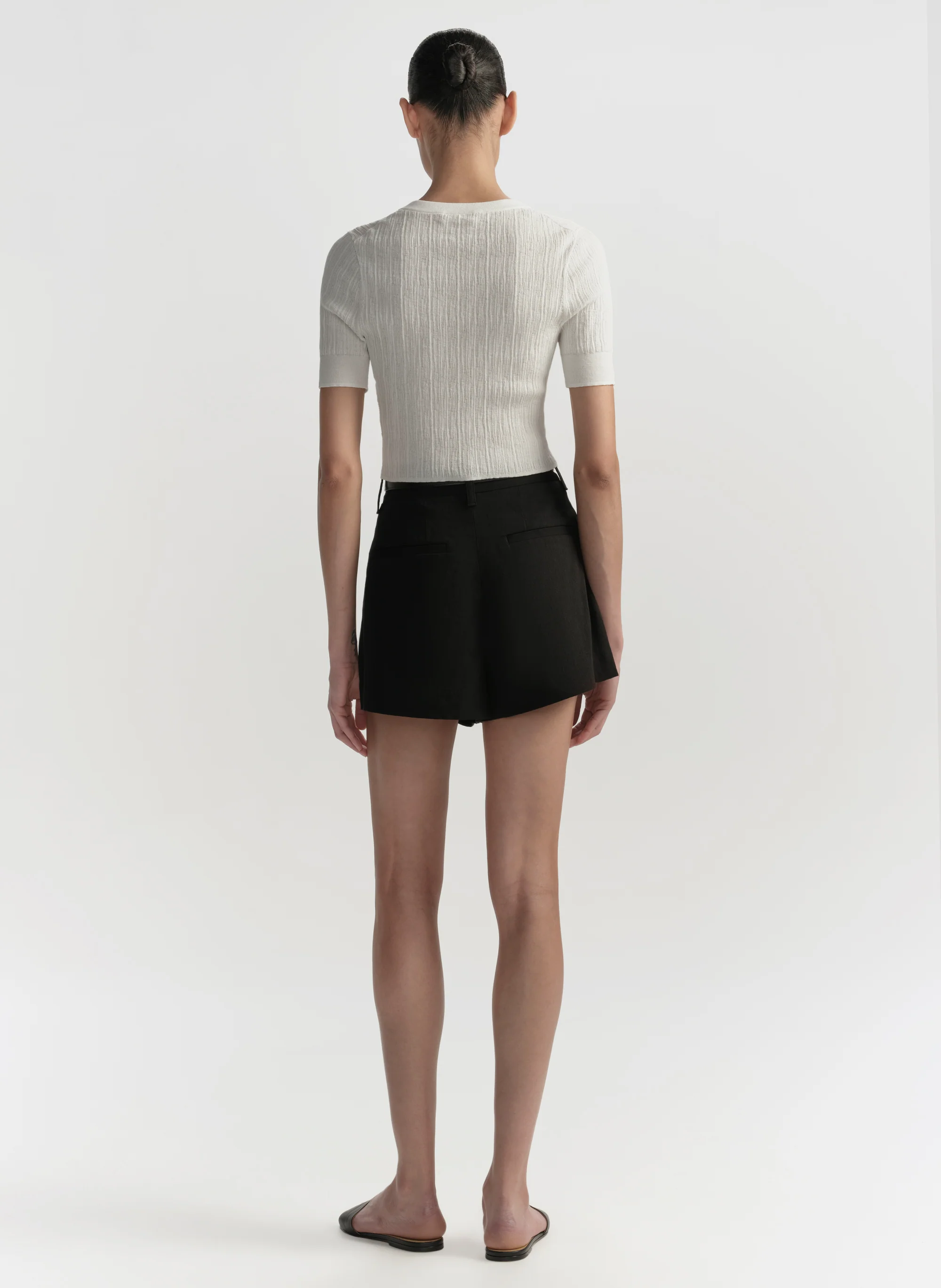 Lottie Fine Cotton Cropped Cardigan - Image 5