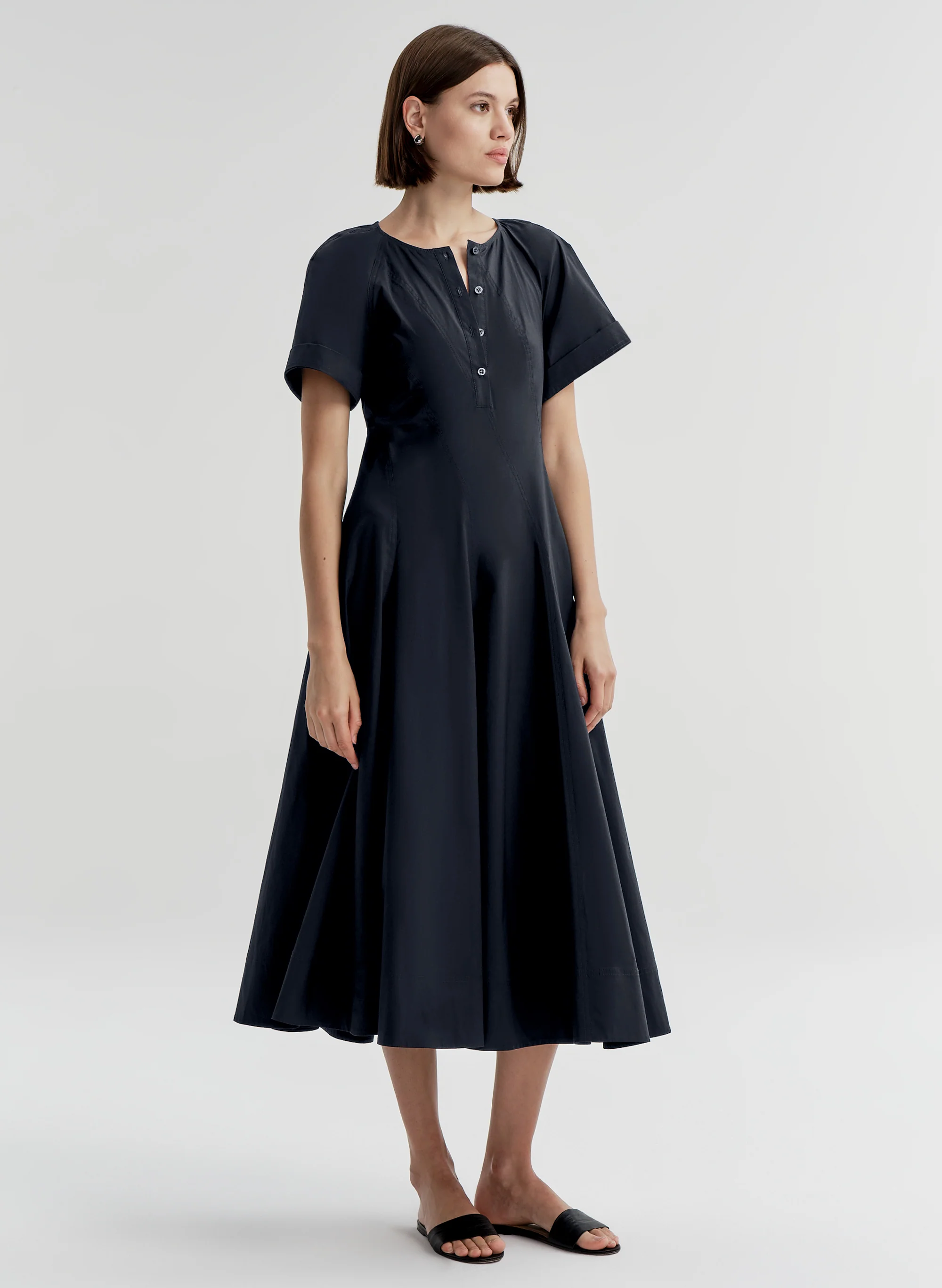 Lucille Cotton Midi Dress - Image 3