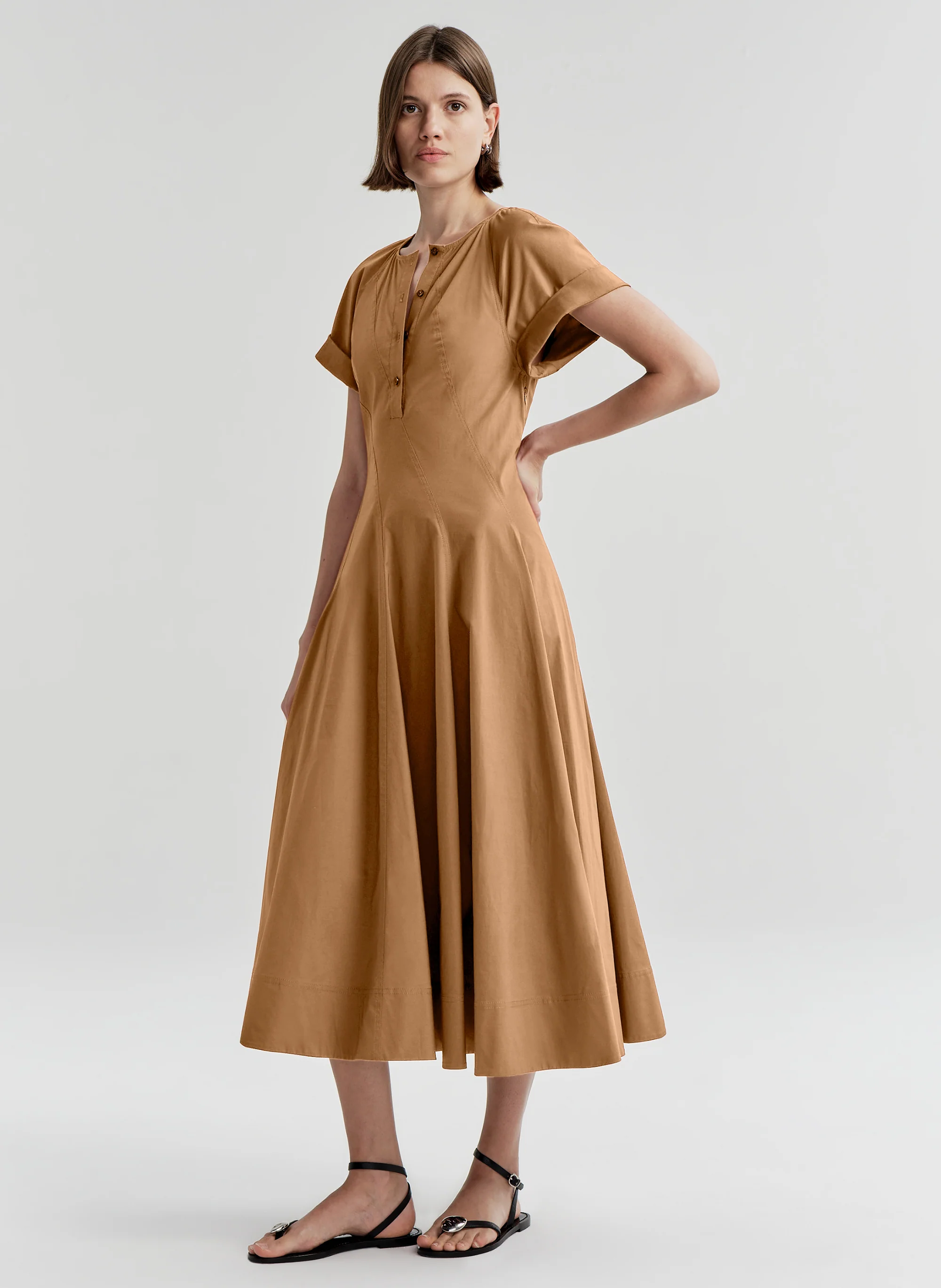 Lucille Cotton Midi Dress - Image 4