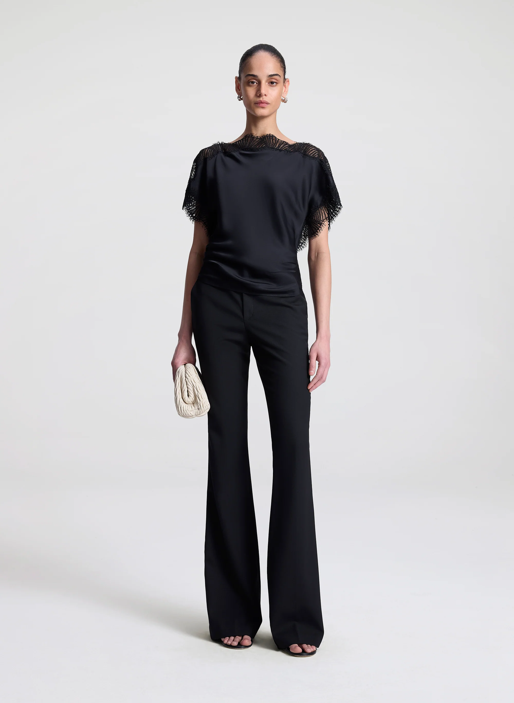 Luna Satin and Lace Top - Image 3