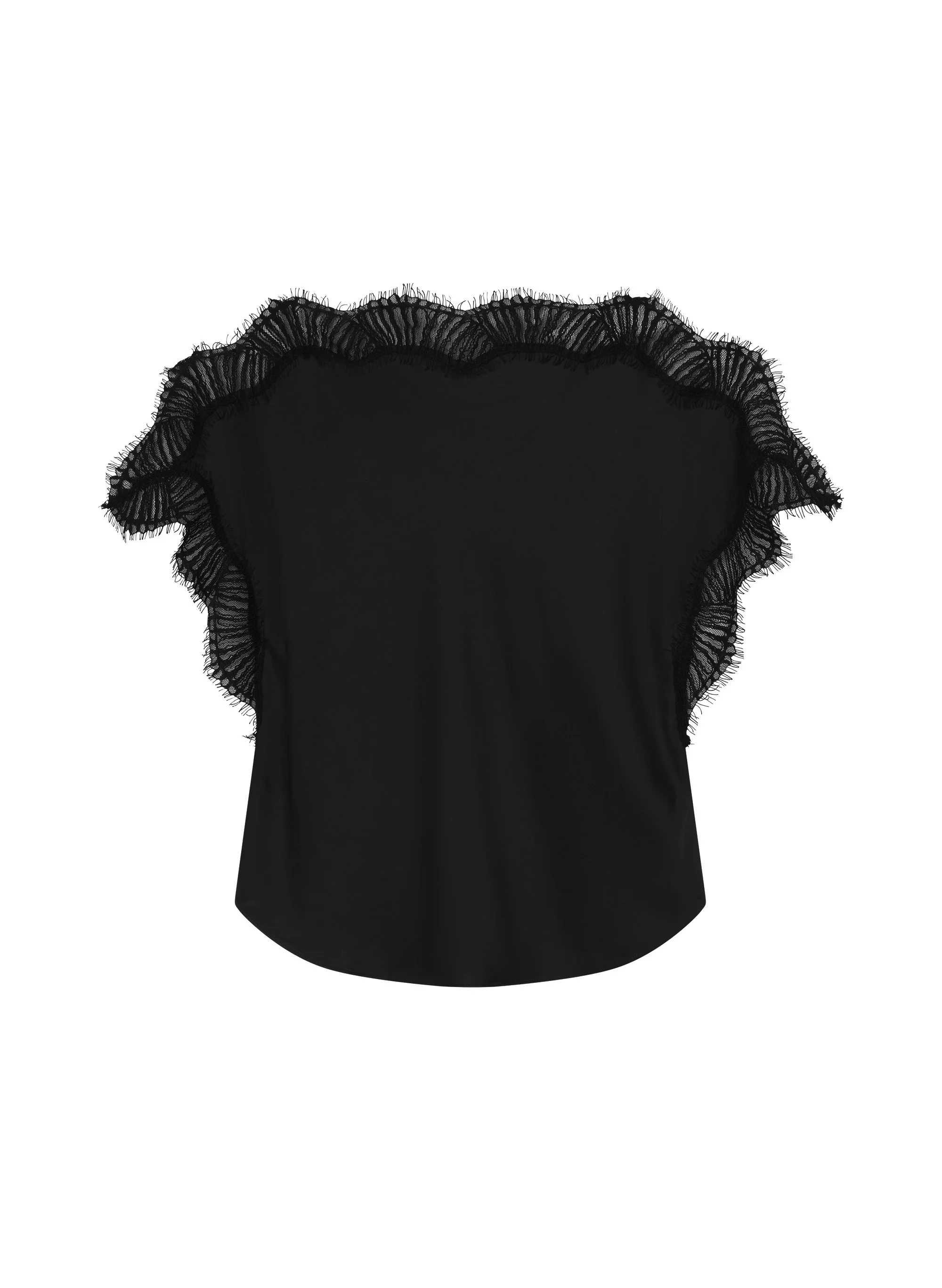 Luna Satin and Lace Top - Image 6