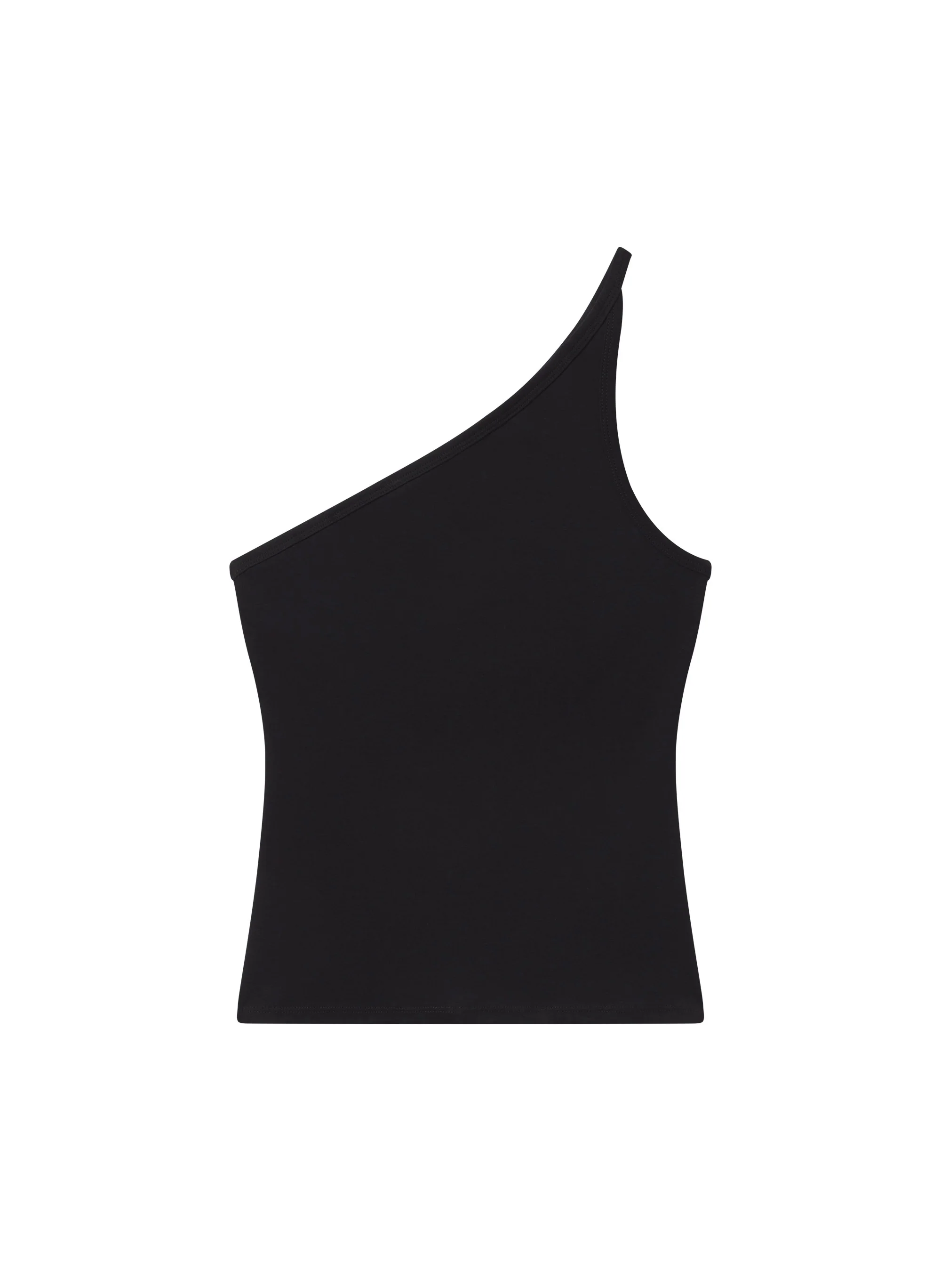 Marlee Cotton One Shoulder Tank - Image 6