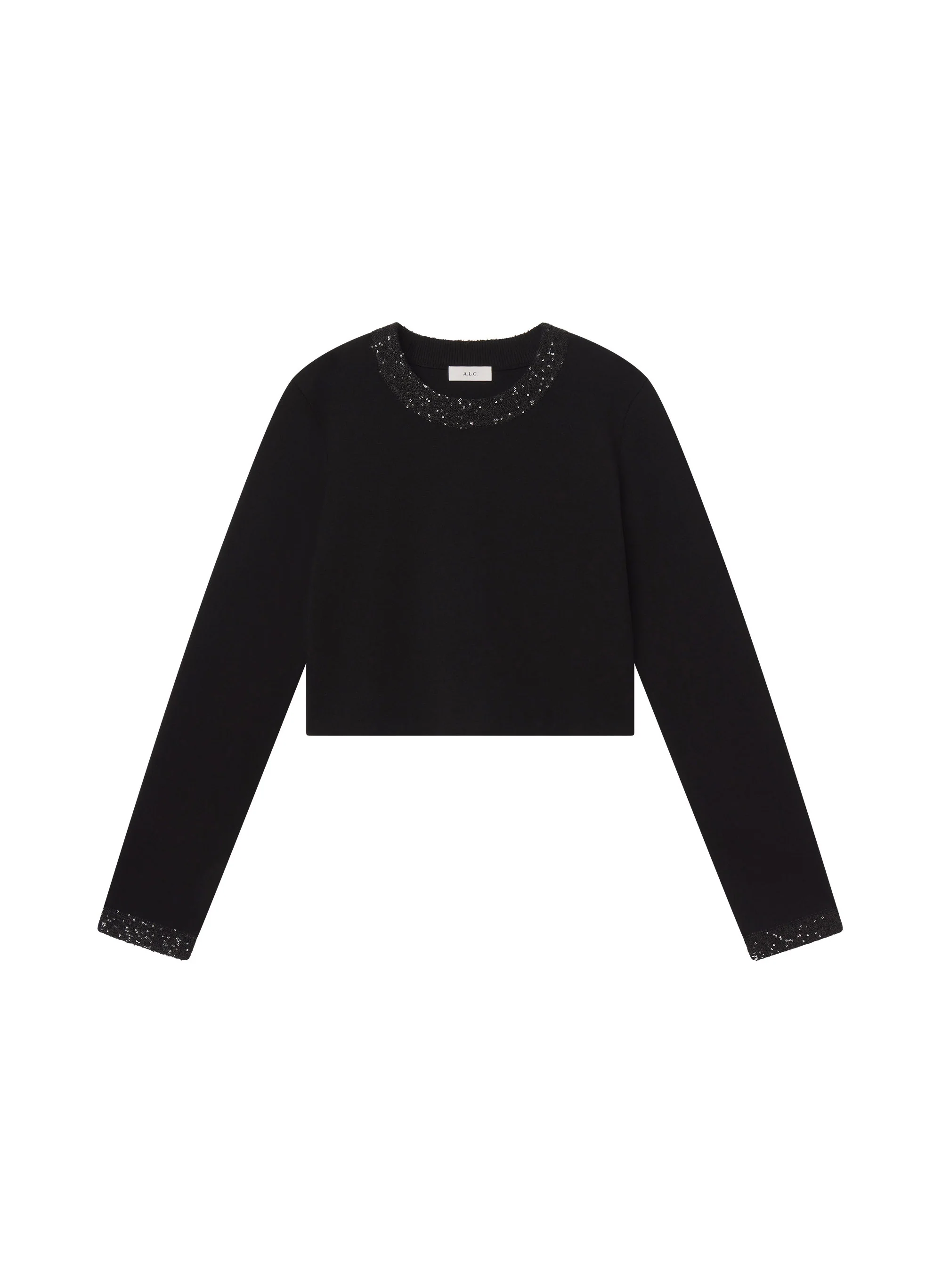 Marley Sequin Compact Knit Top - Image 6