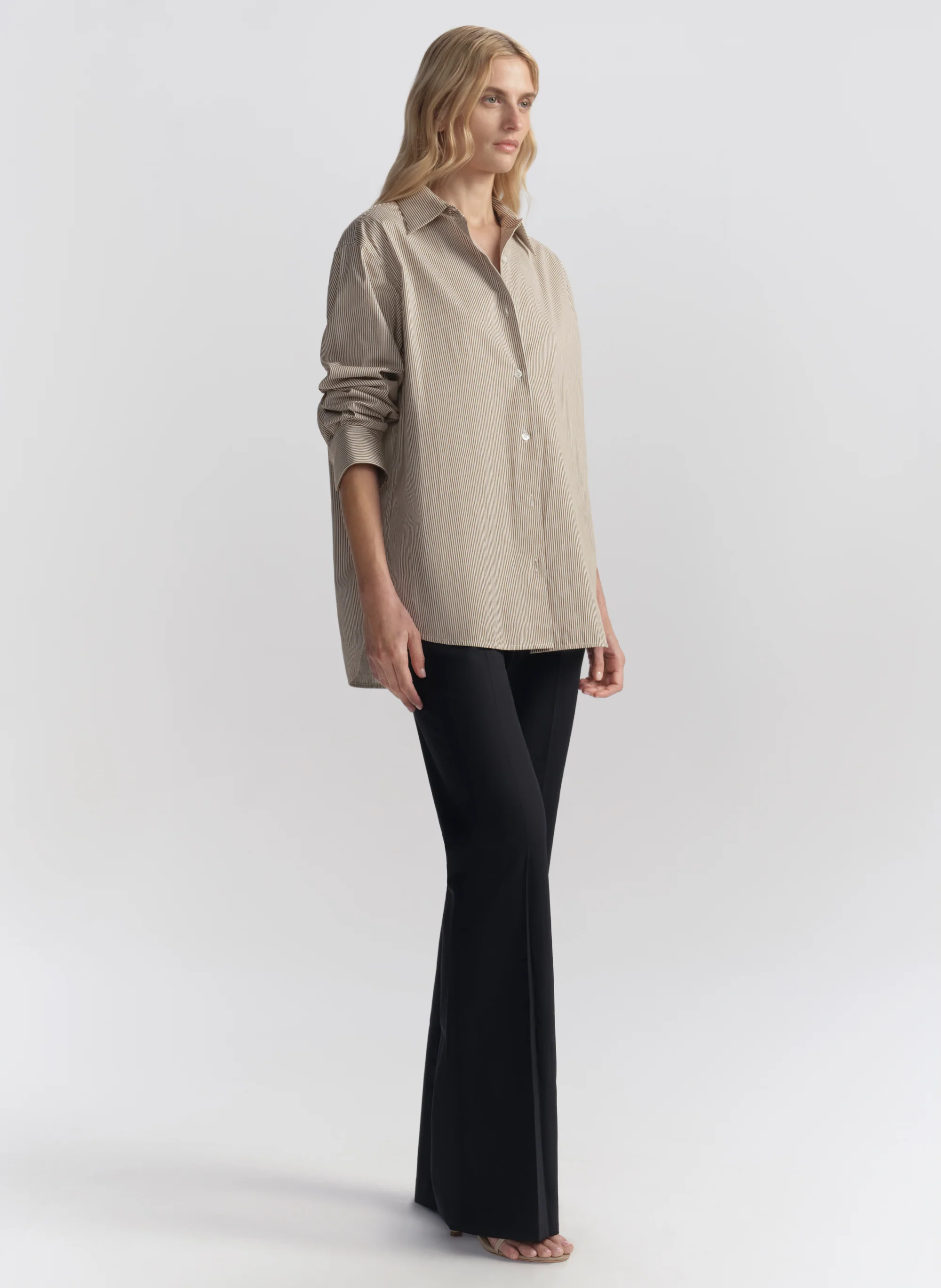 Mason Relaxed Cotton Stripe Shirt - Image 3